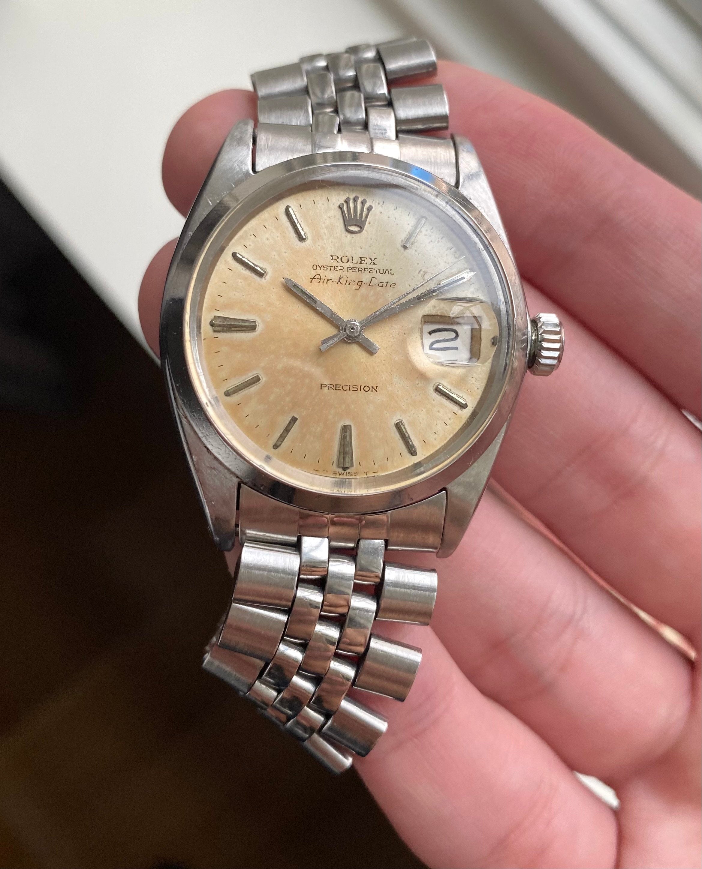 Rolex Air King Date ref. 5700 — Patina Dial