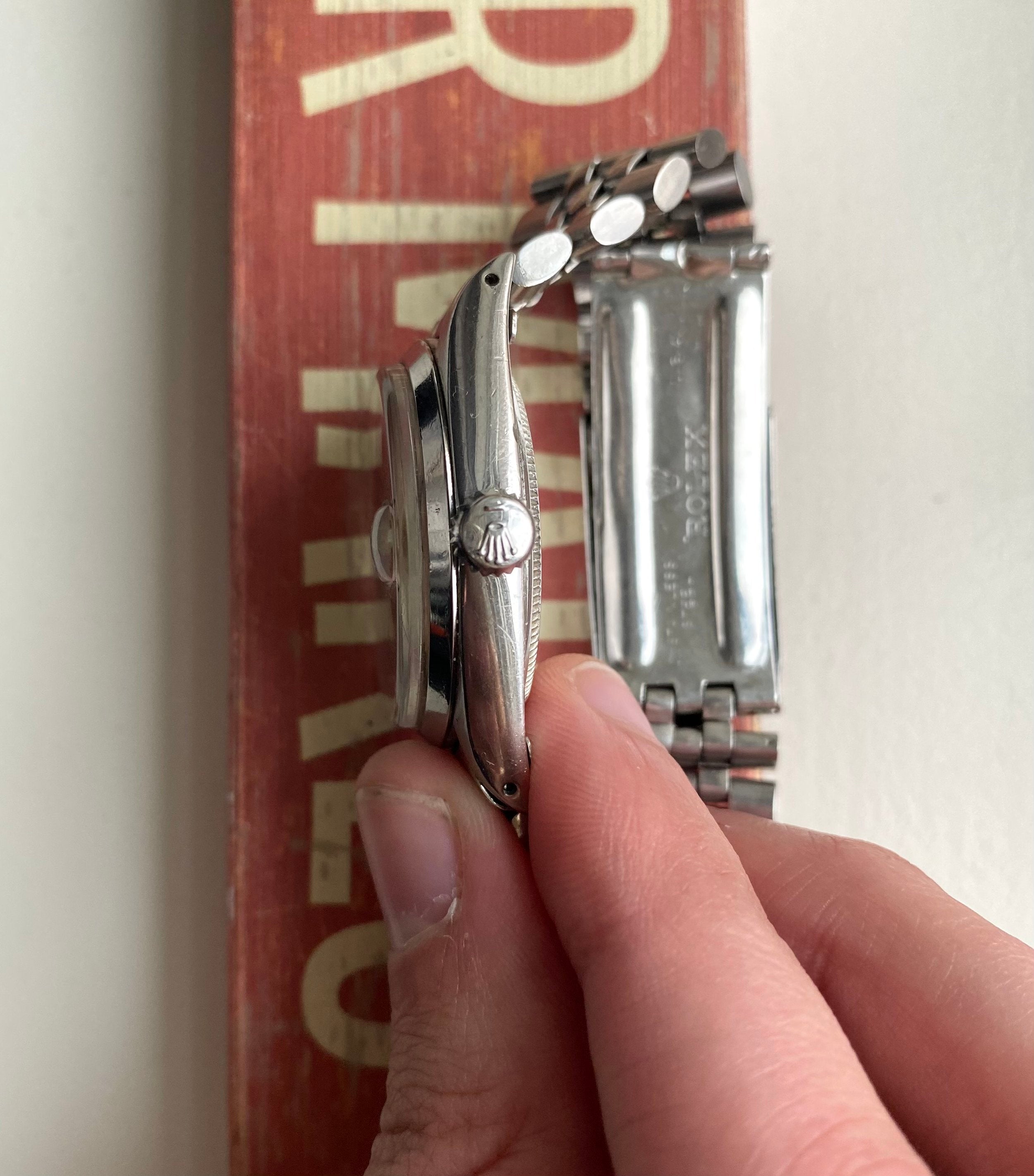 Rolex Air King Date ref. 5700 — Patina Dial