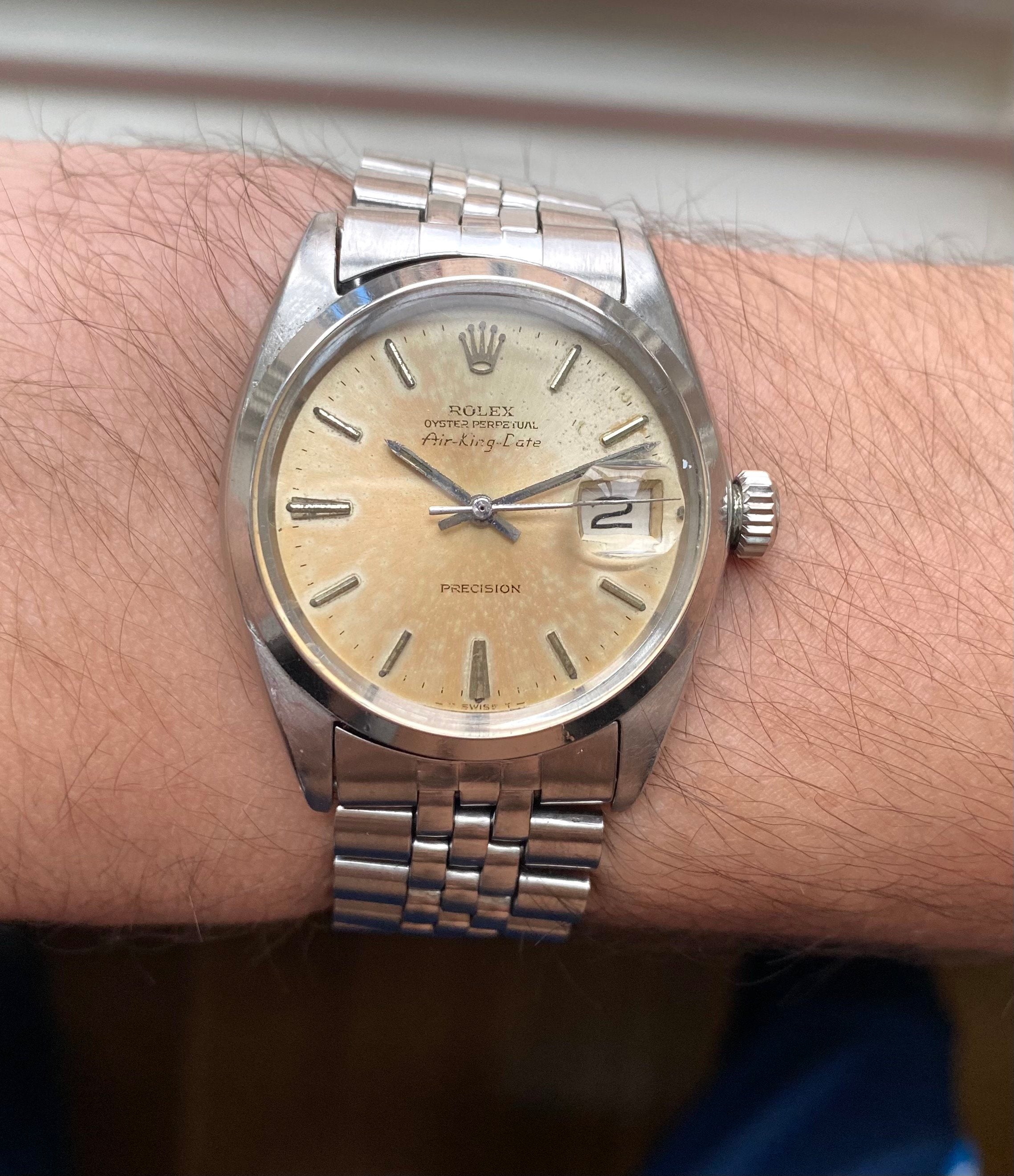 Rolex Air King Date ref. 5700 — Patina Dial