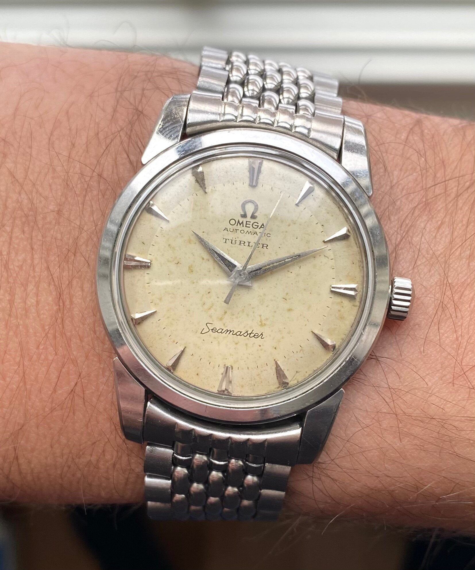 Omega Seamaster — "Turler" Signed