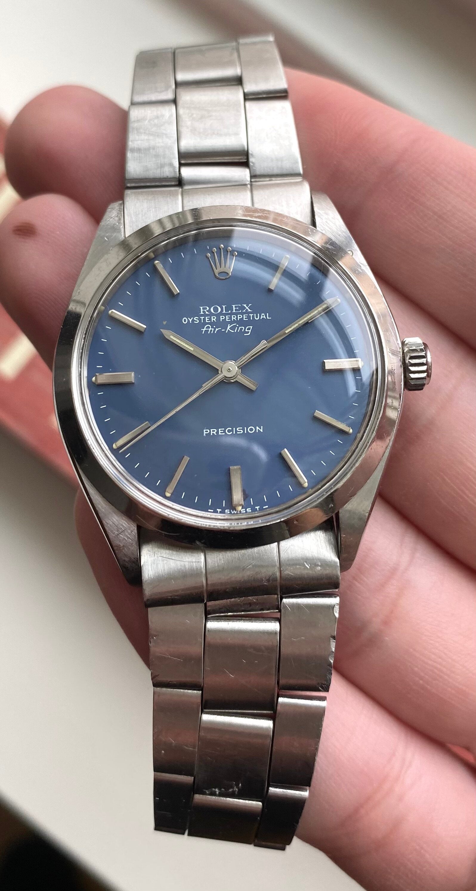 Rolex Air King — Blue Dial