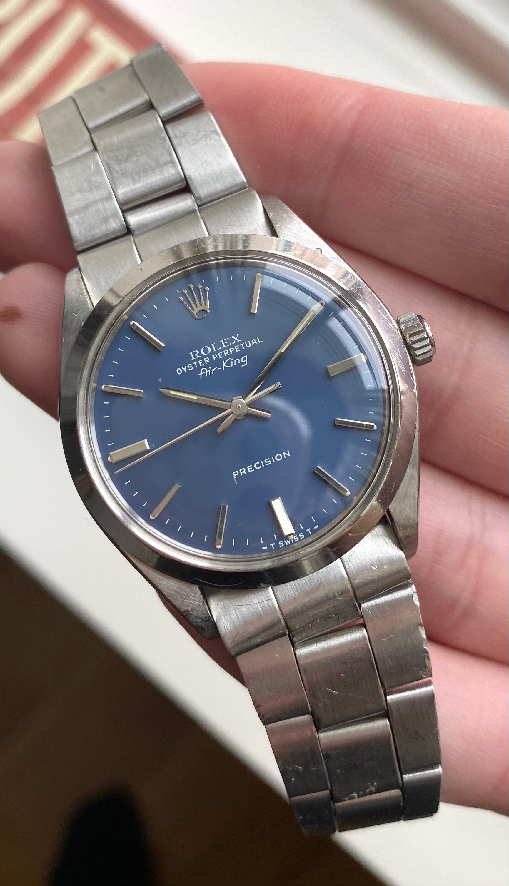 Rolex Air King — Blue Dial