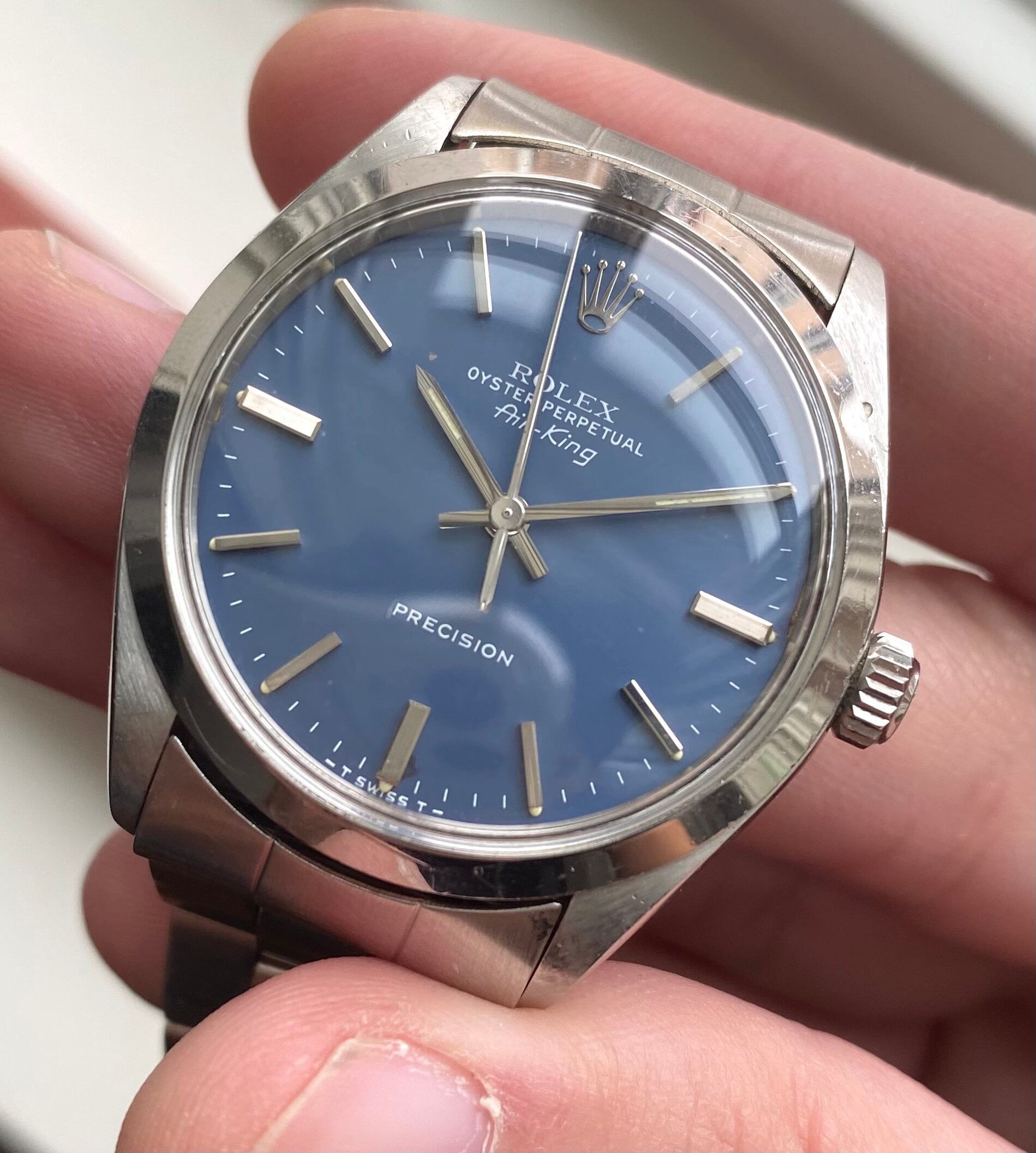 Rolex Air King — Blue Dial