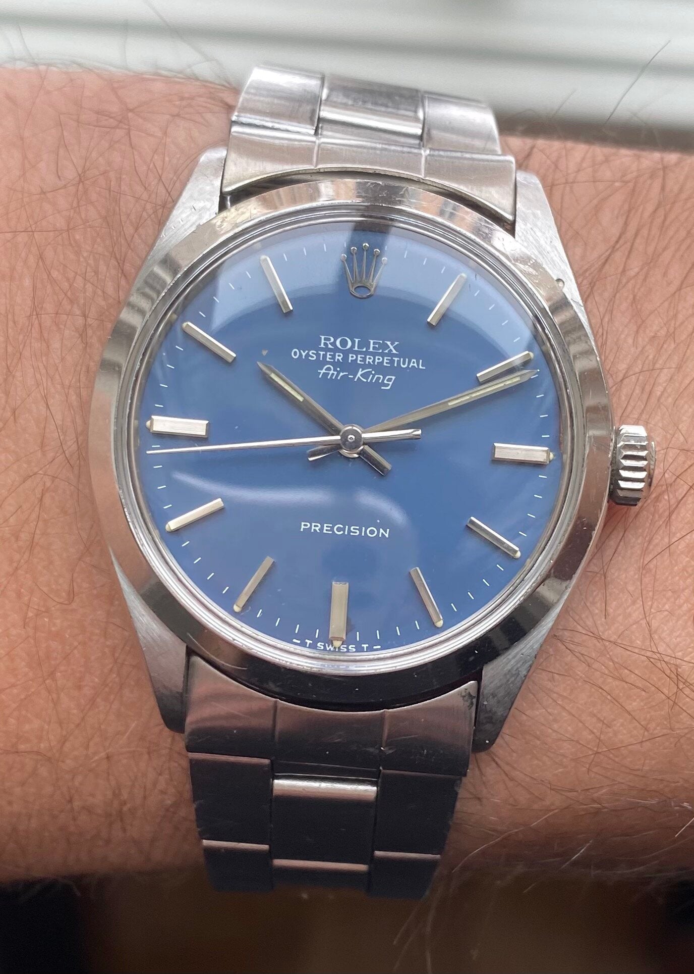 Rolex Air King — Blue Dial