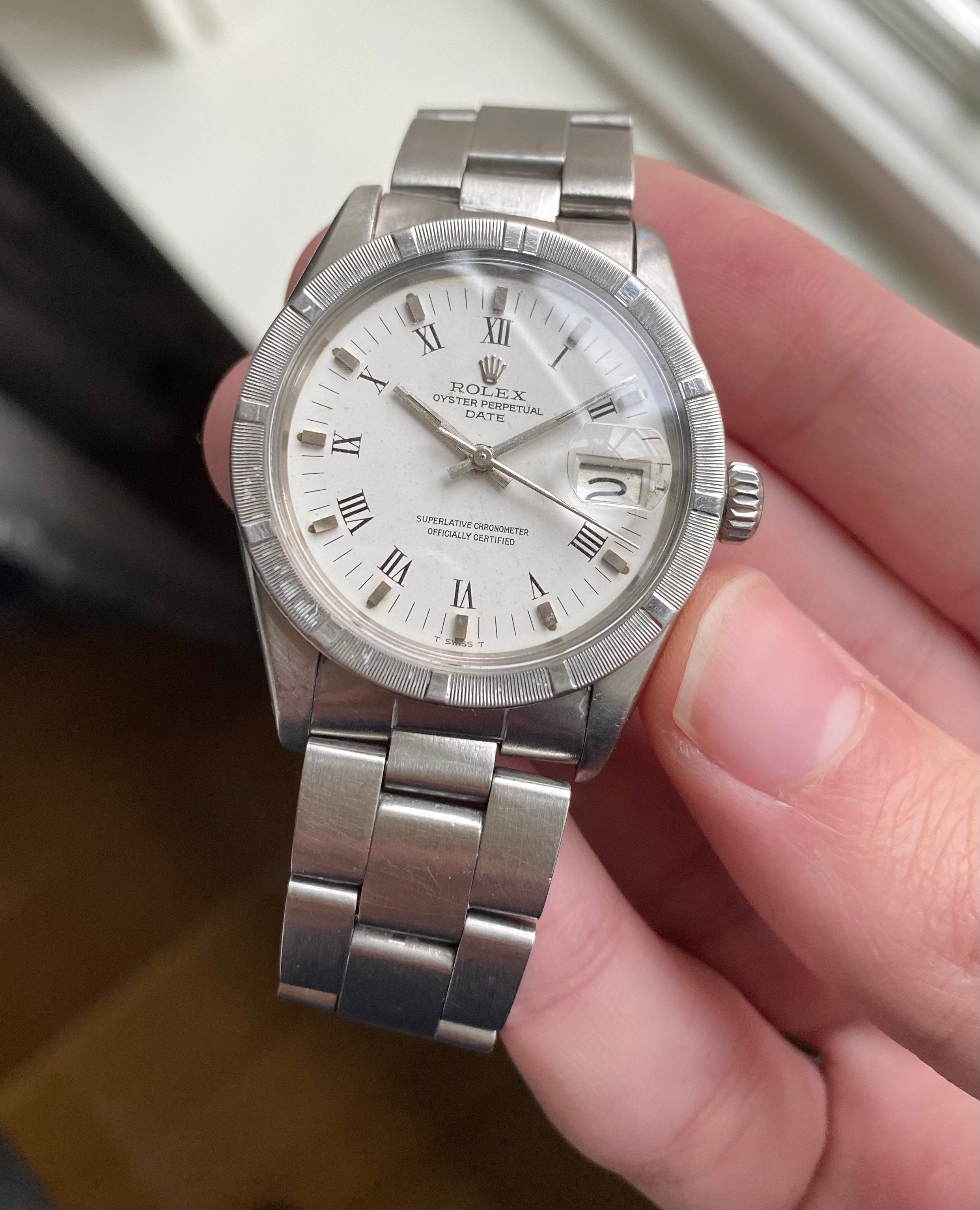 Rolex Oyster Perpetual ref. 1501 — White Roman Numeral Dial