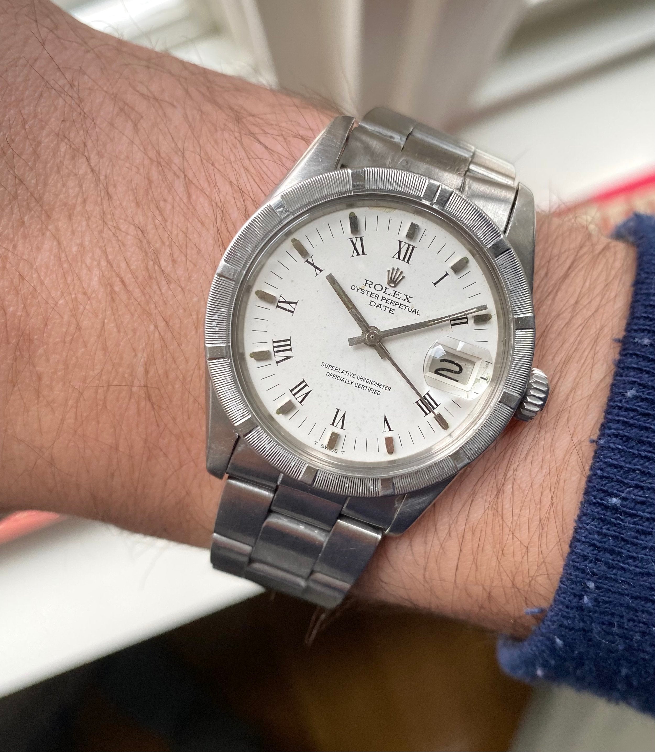 Rolex Oyster Perpetual ref. 1501 — White Roman Numeral Dial