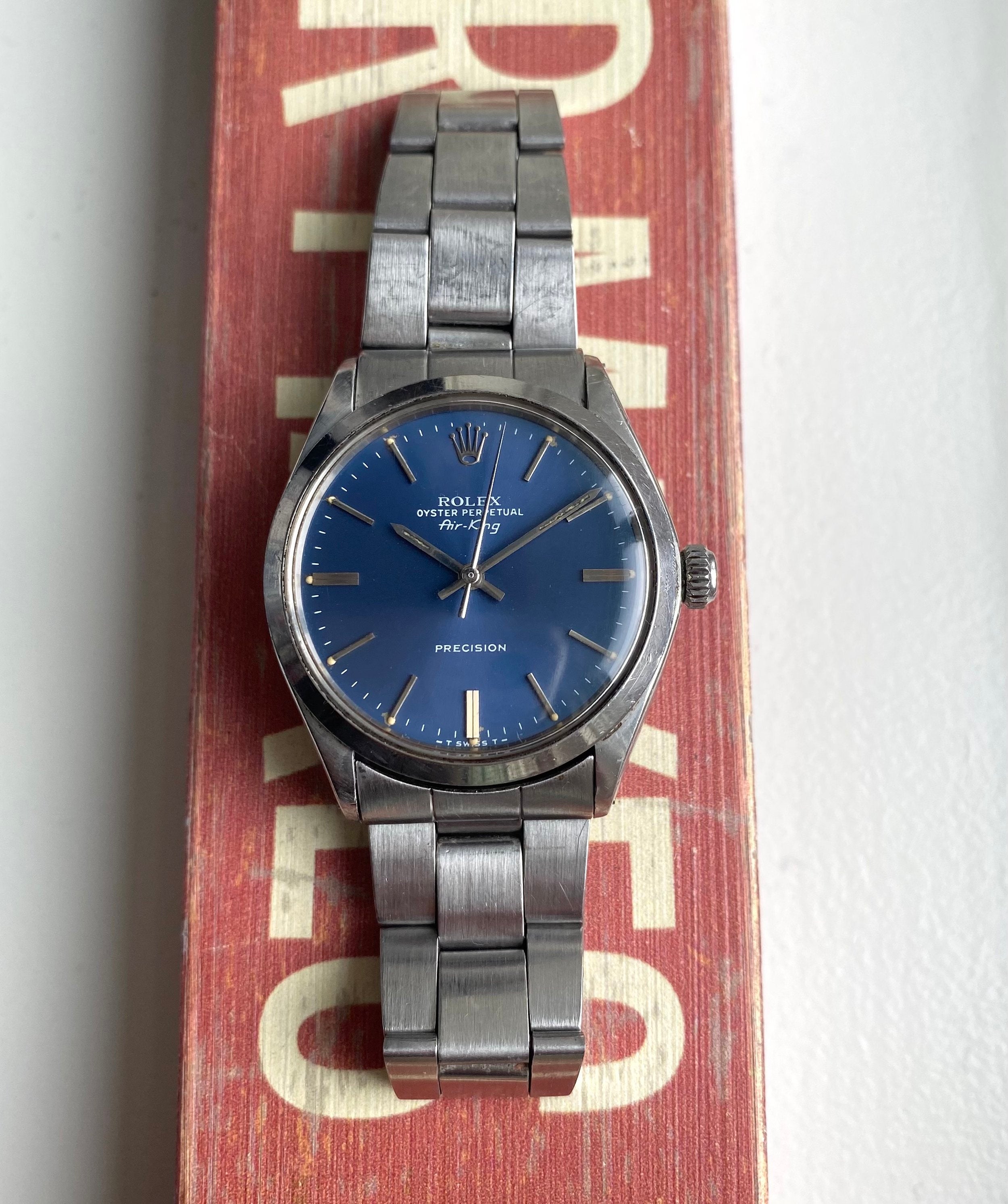 Rolex Air King 5500 - Blue Dial