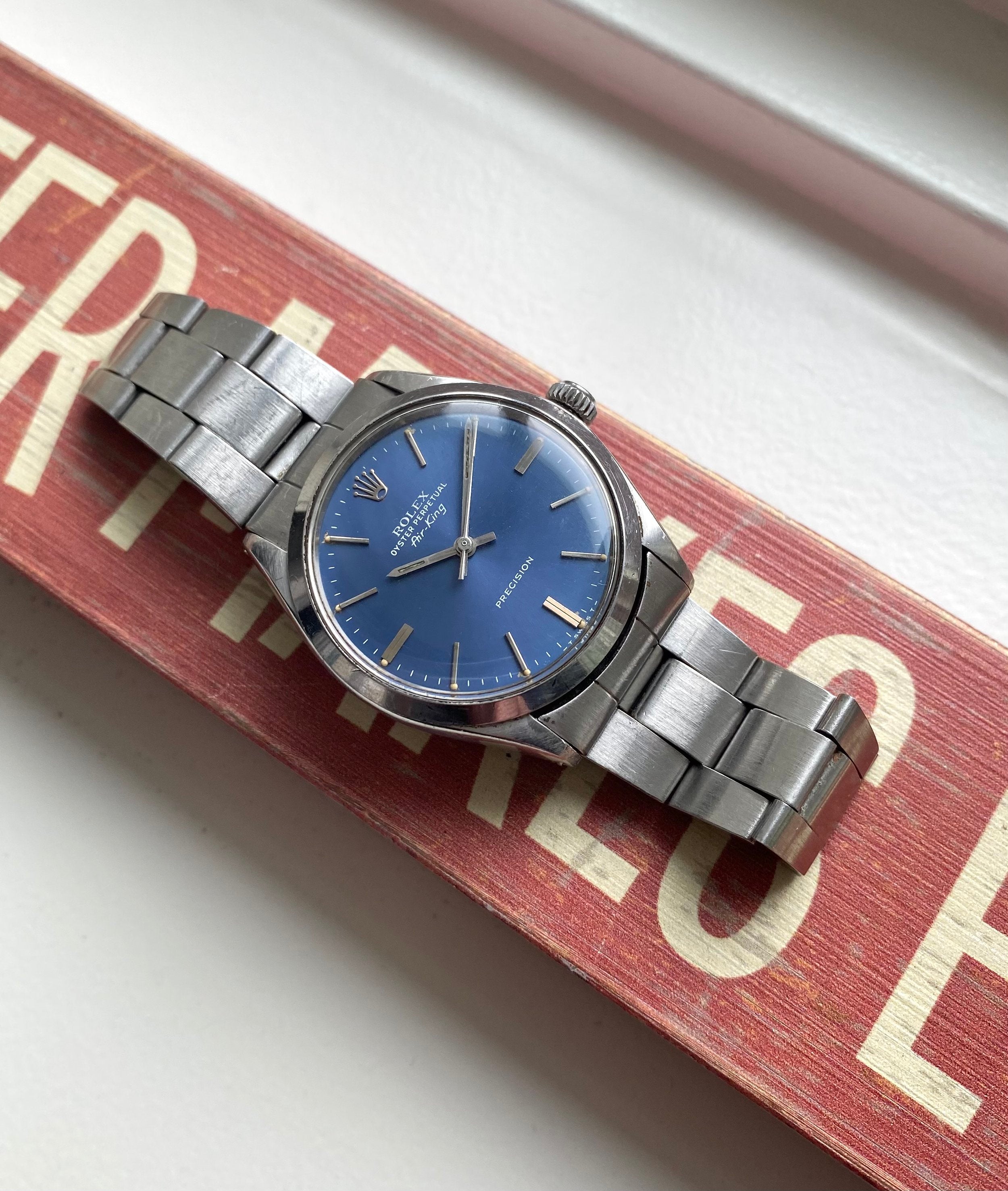 Rolex Air King 5500 - Blue Dial