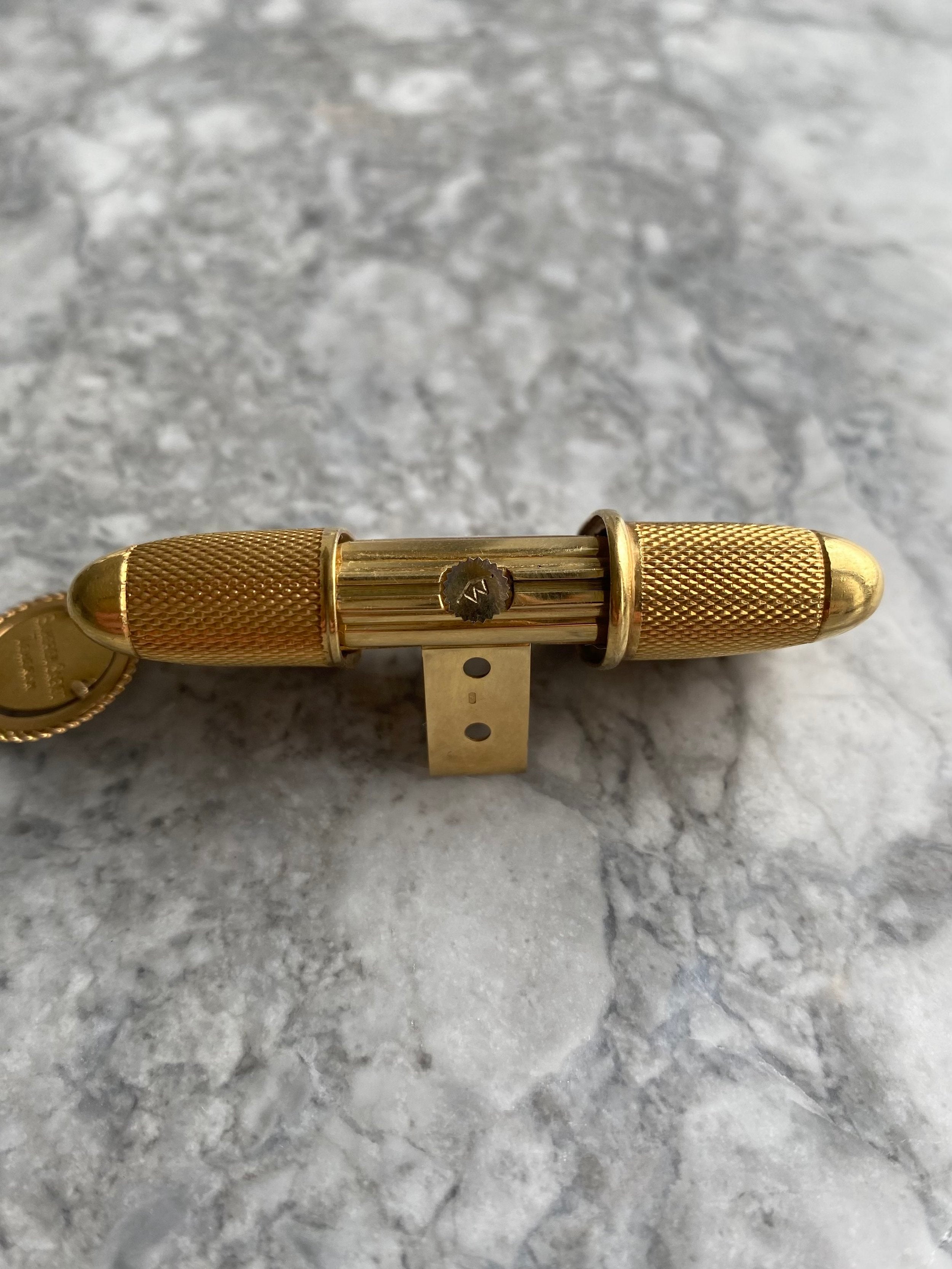 Movado Travel Clock - 18K Yellow Gold