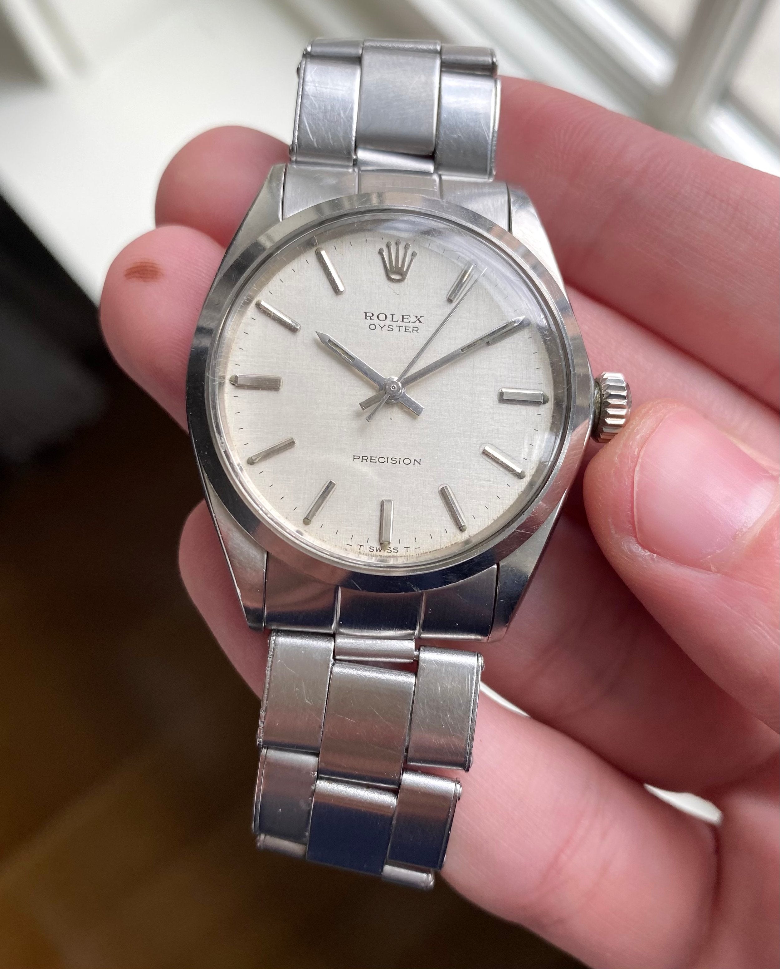 Rolex Oysterprecision ref. 6426 — Linen Dial