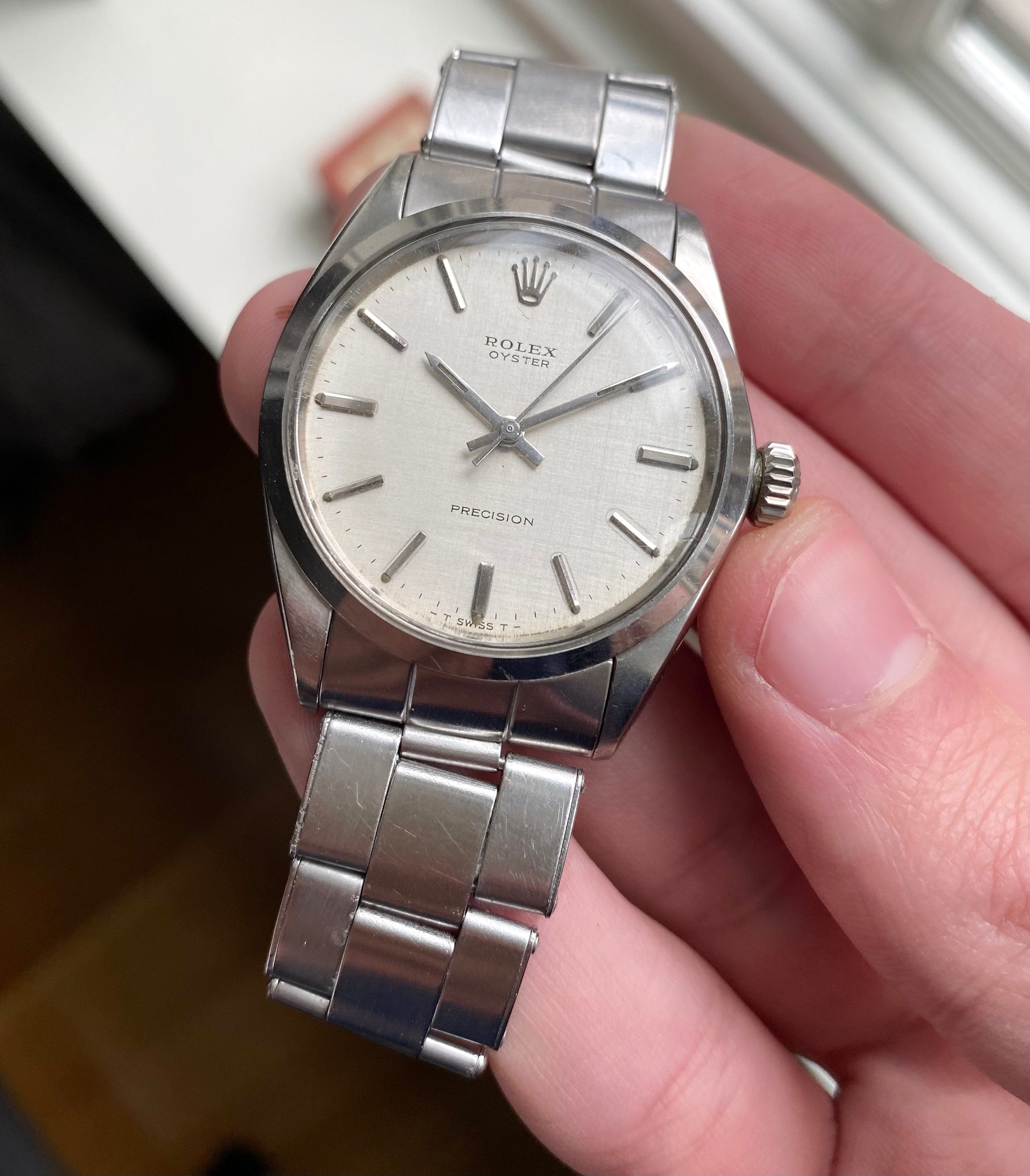 Rolex Oysterprecision ref. 6426 — Linen Dial