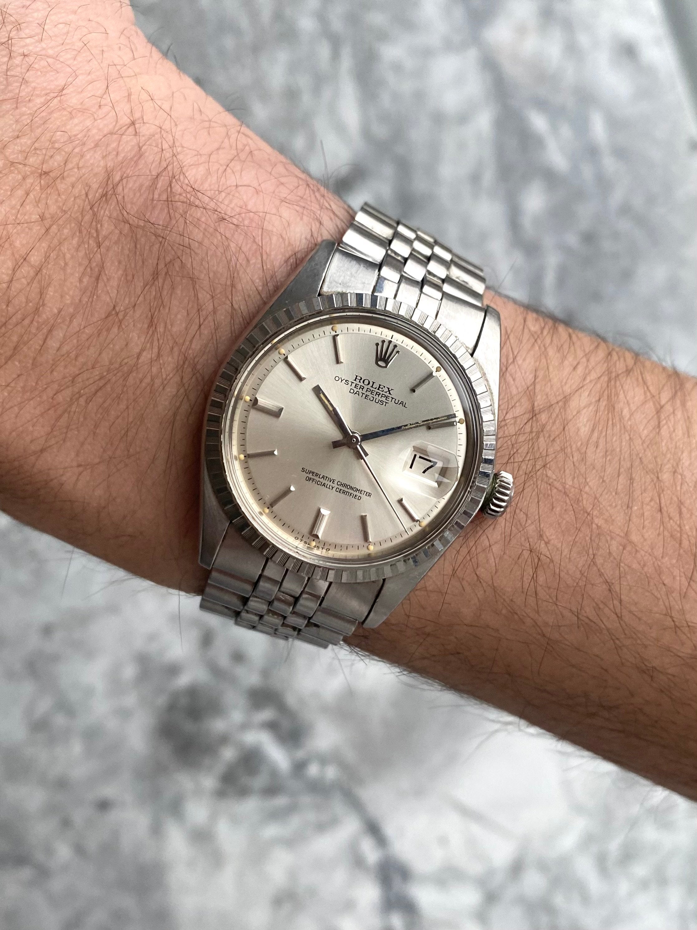 Rolex Datejust 1603 - Silver Sigma Dial.
