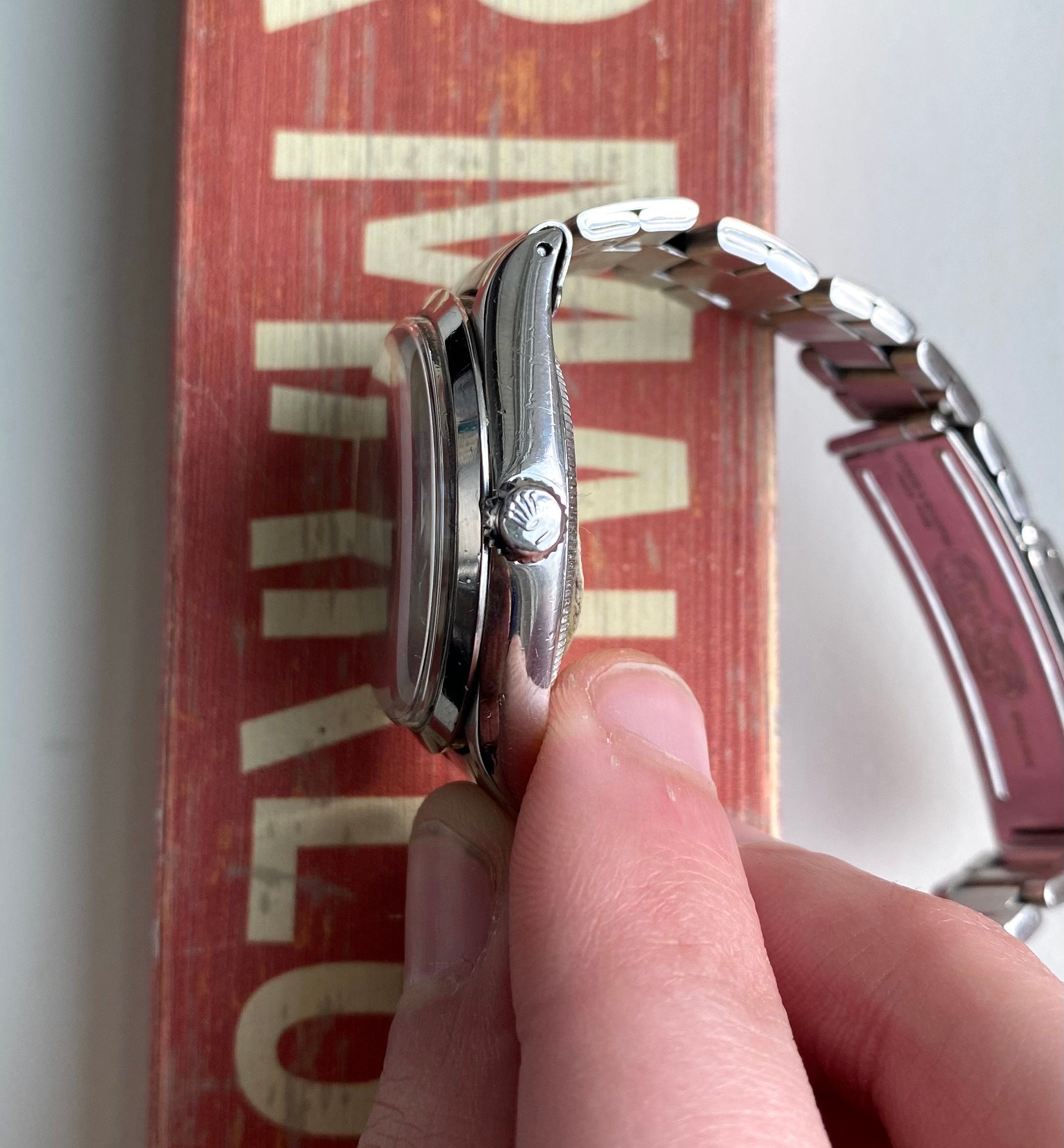 Rolex Air King Precision ref. 5500 — Grey Dial