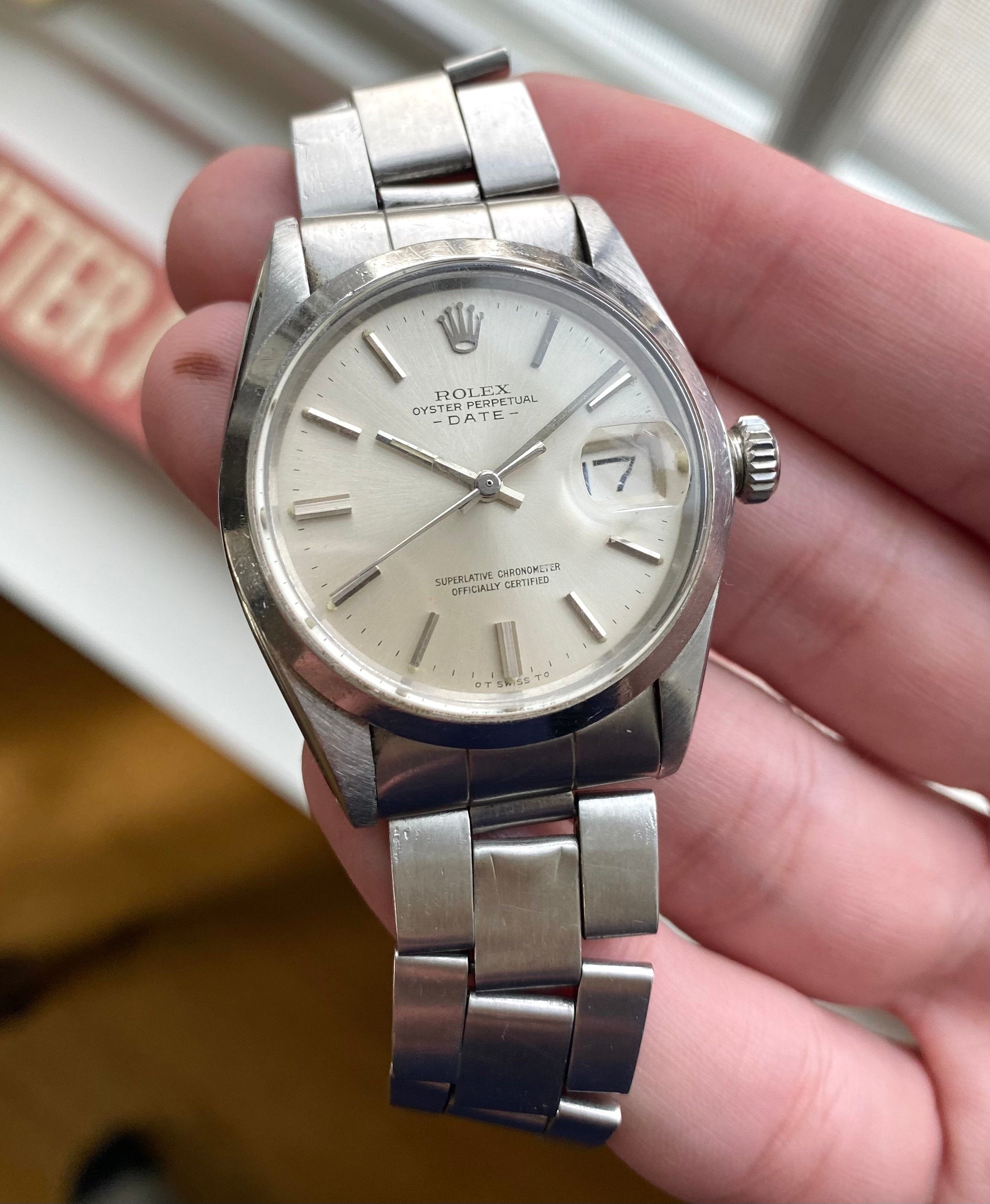 Rolex Oyster Perpetual ref. 1500 — Silver Sigma Dial