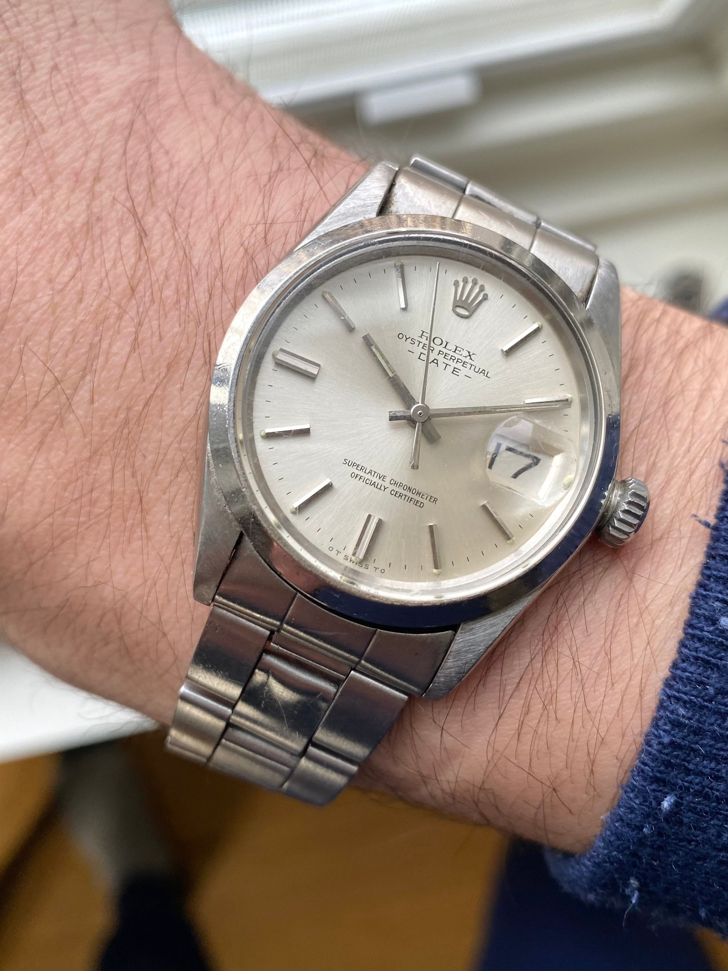 Rolex Oyster Perpetual ref. 1500 — Silver Sigma Dial