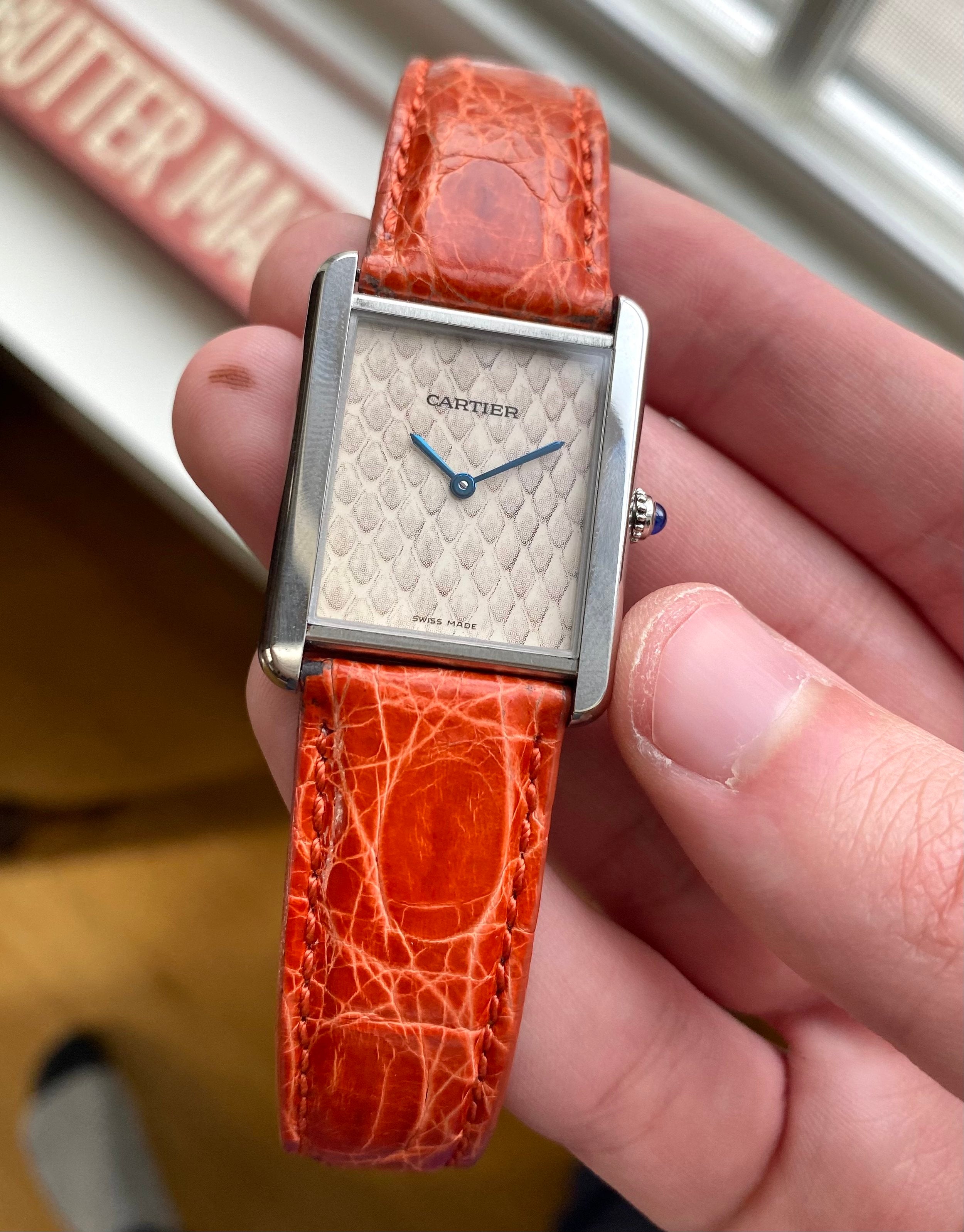Cartier Tank Solo ref. 3169 — Python Dial