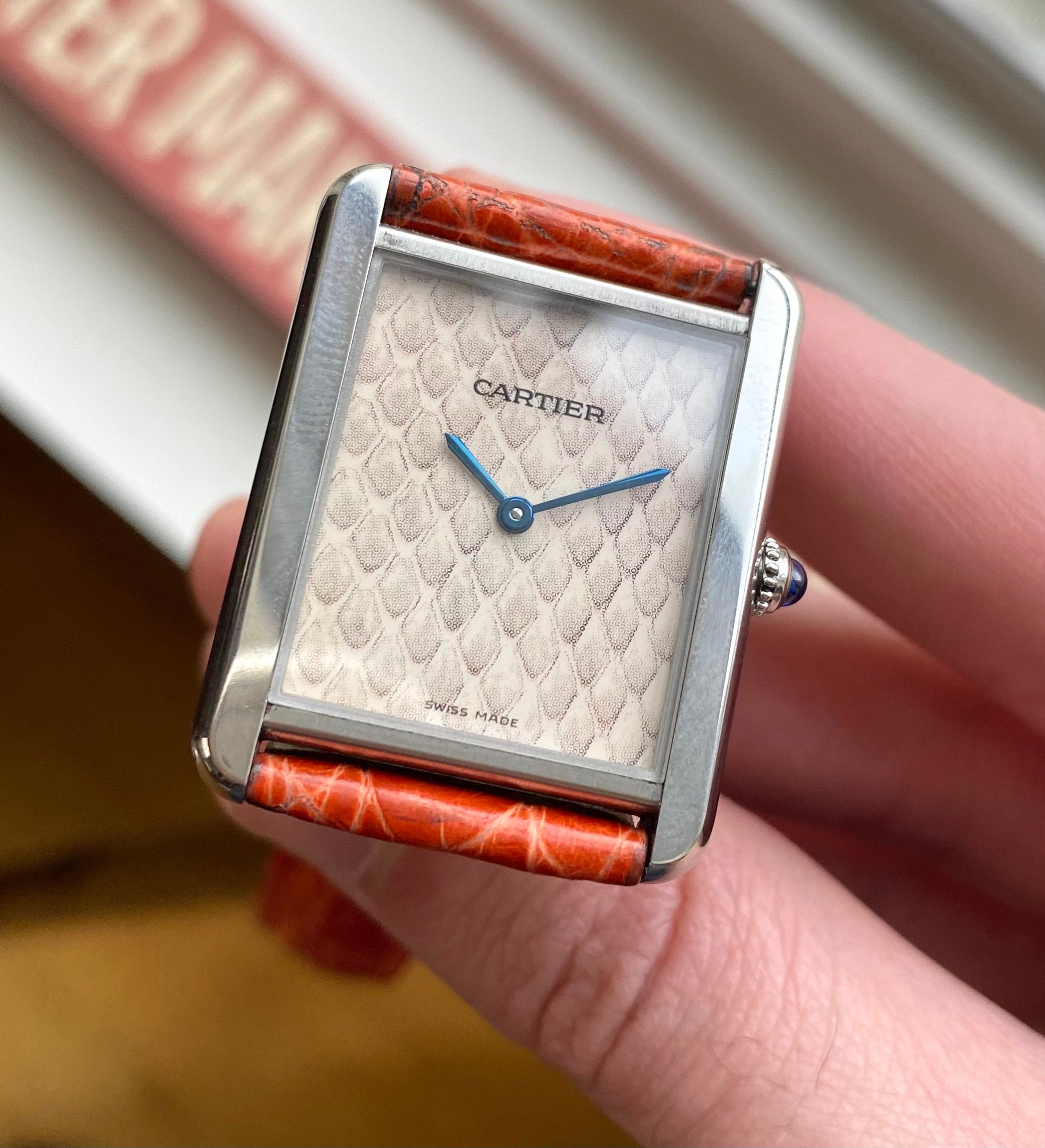 Cartier Tank Solo ref. 3169 — Python Dial