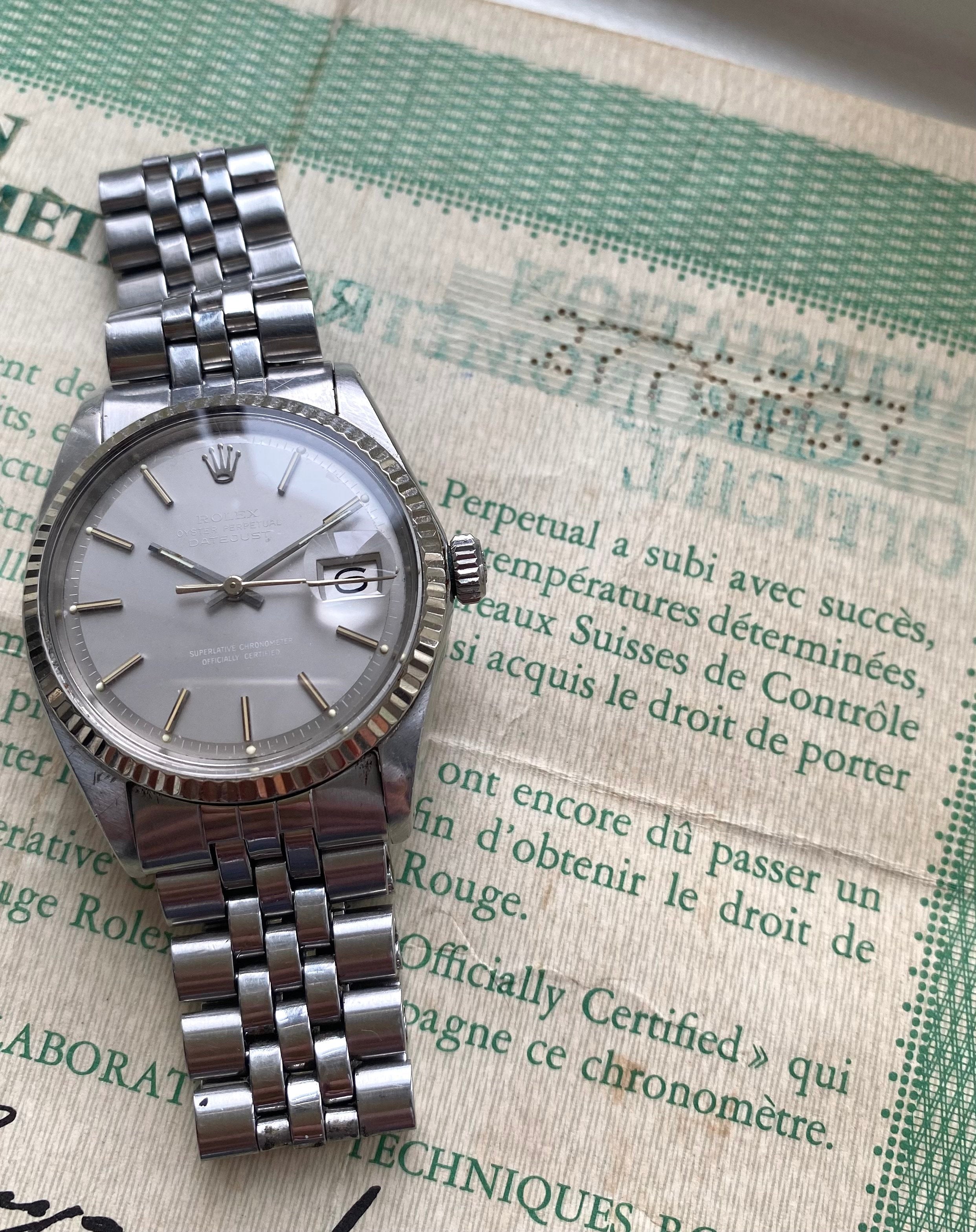 Rolex Datejust 1601 - "Ghost" w/ Papers