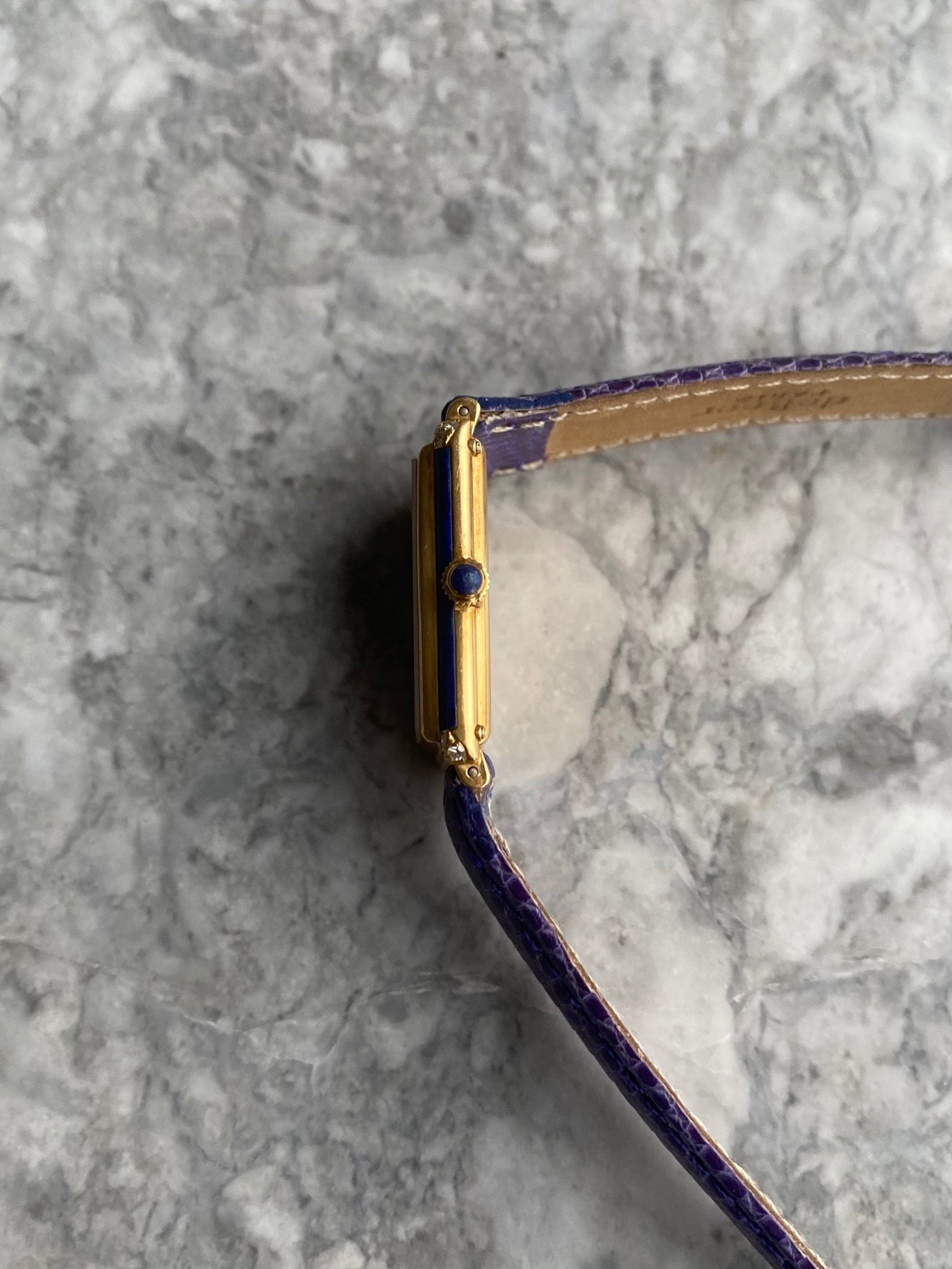 Movado Lapis & Diamonds - 18K Gold