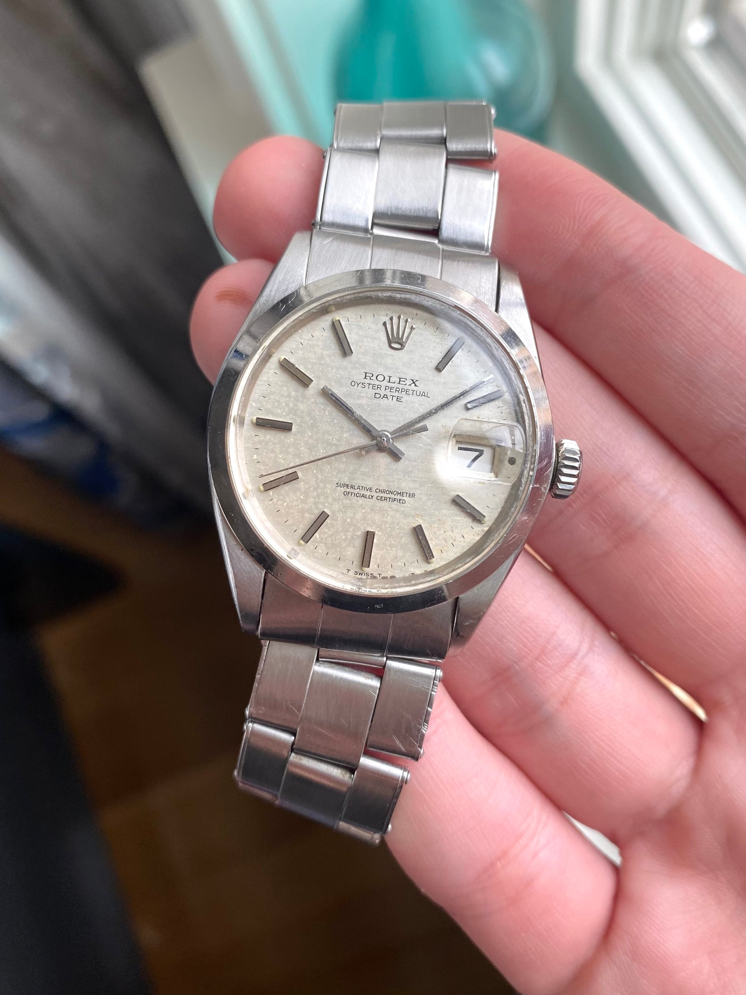 Rolex OP 1500 - Silver Mosaic.