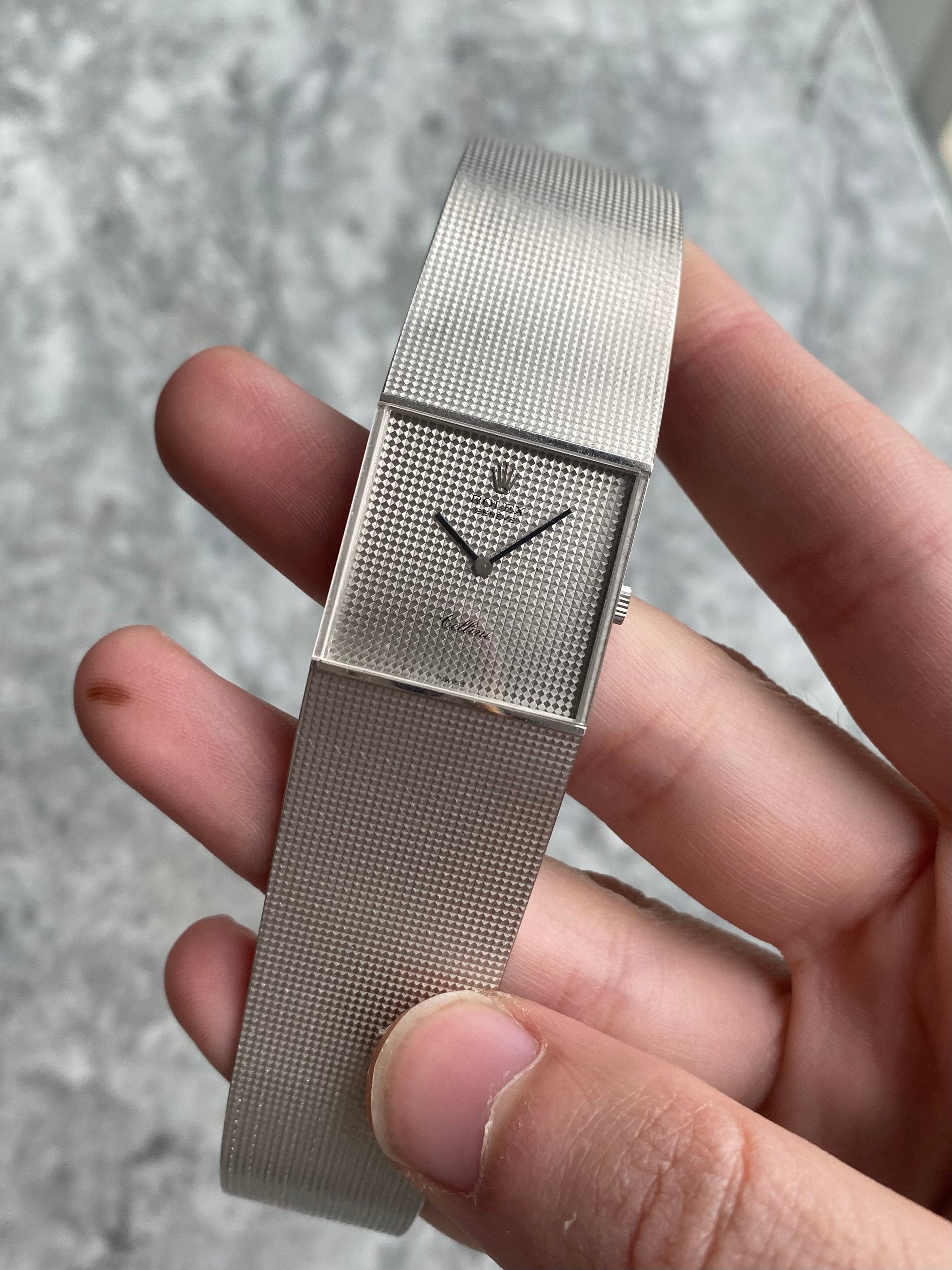 Rolex Cellini - 18K White Gold.