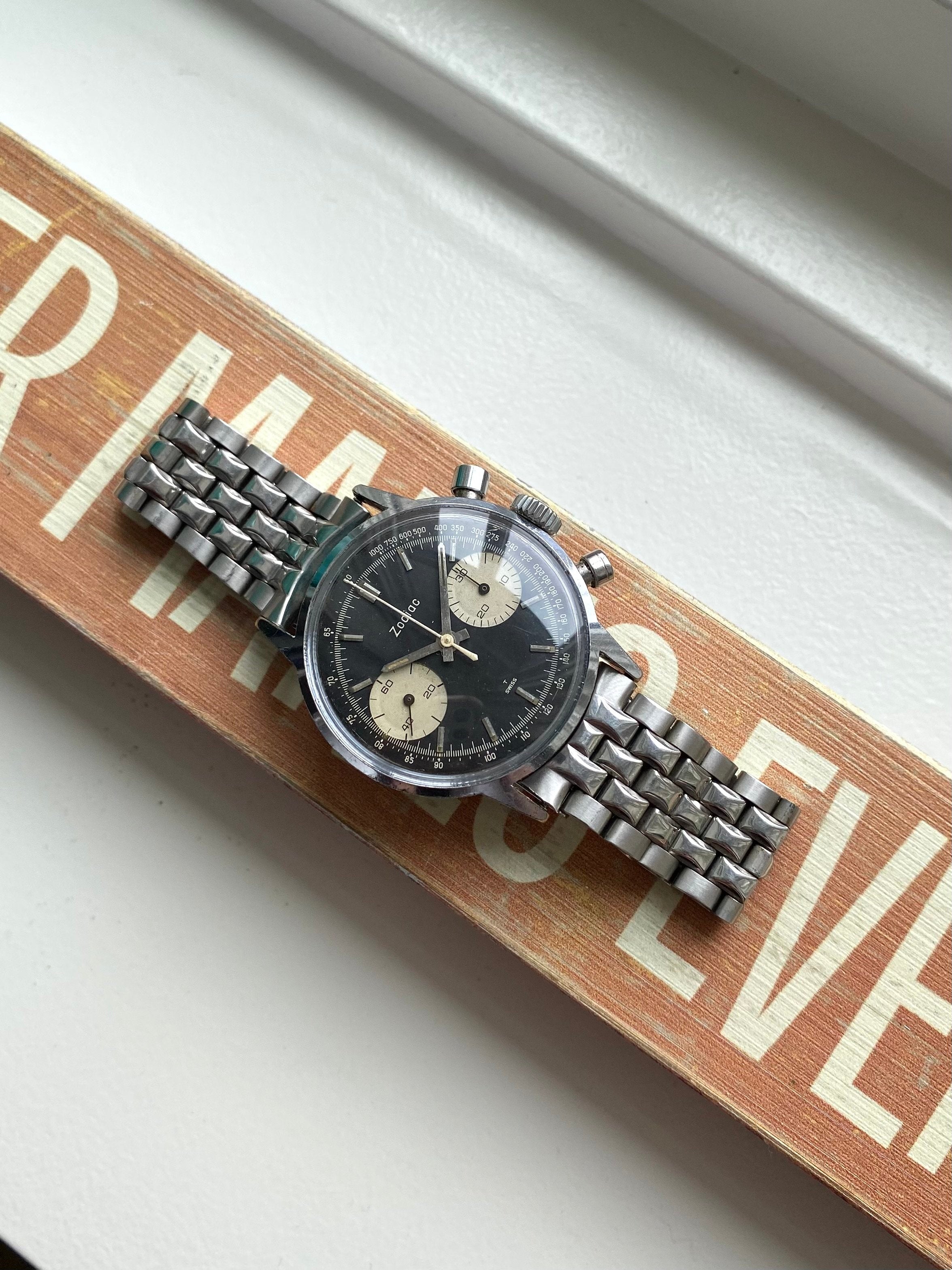 Zodiac Chronograph - Panda Dial.