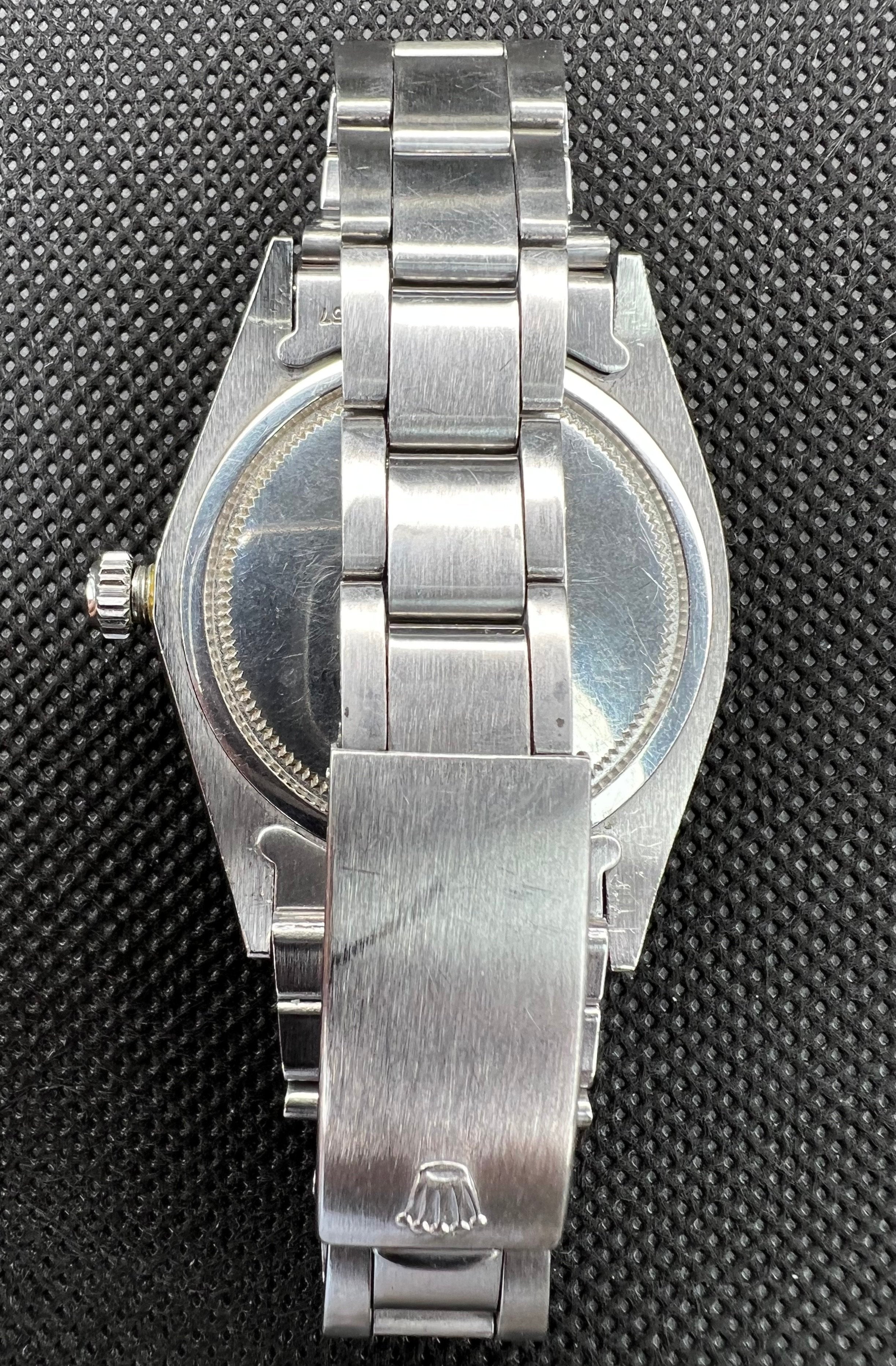 Rolex Oysterdate Precision Ref 6694 Vintage Manual Wind Silver Dial Steel 34mm Case