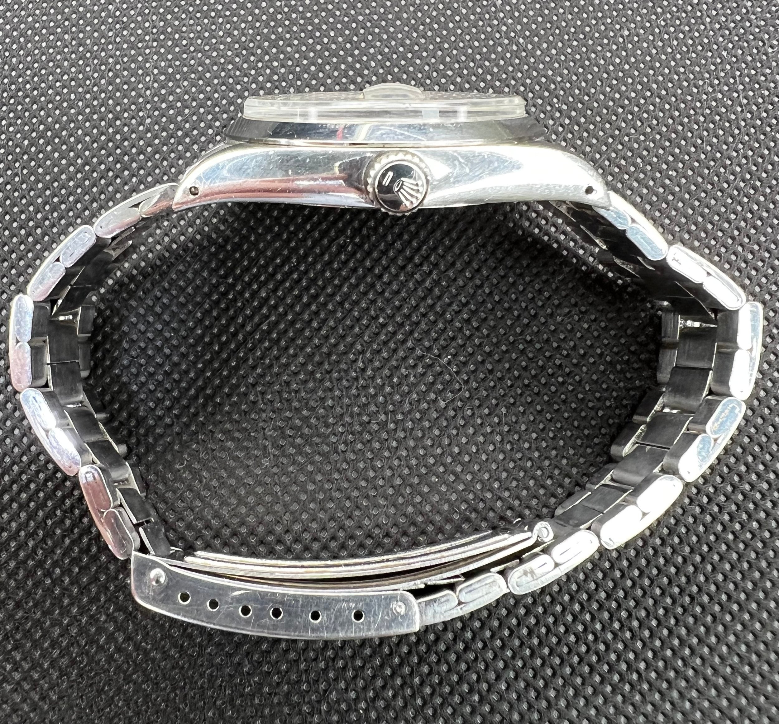 Rolex Oysterdate Precision Ref 6694 Vintage Manual Wind Silver Dial Steel 34mm Case