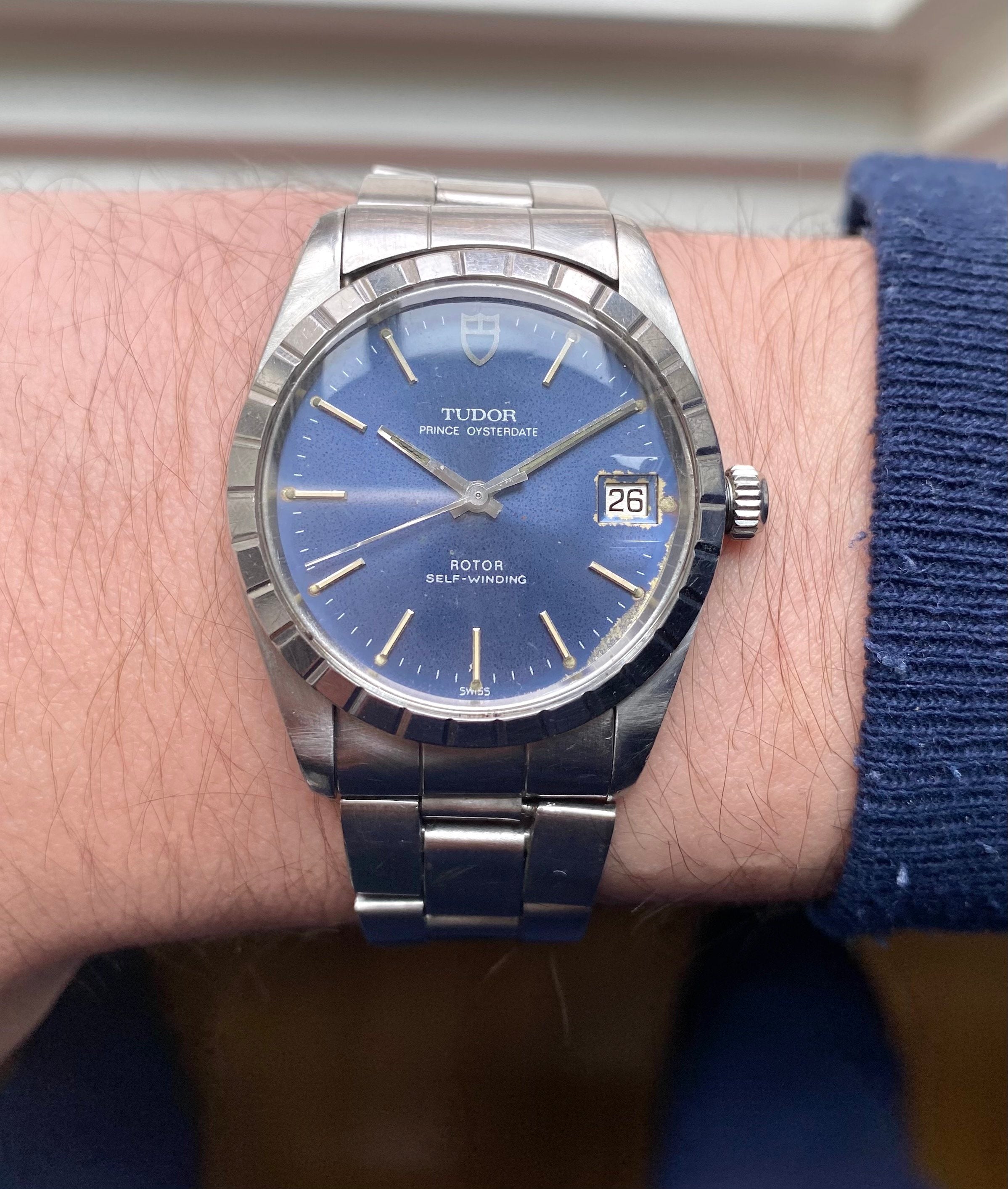 Tudor Prince Oysterdate ref. 74000 — Blue Dial
