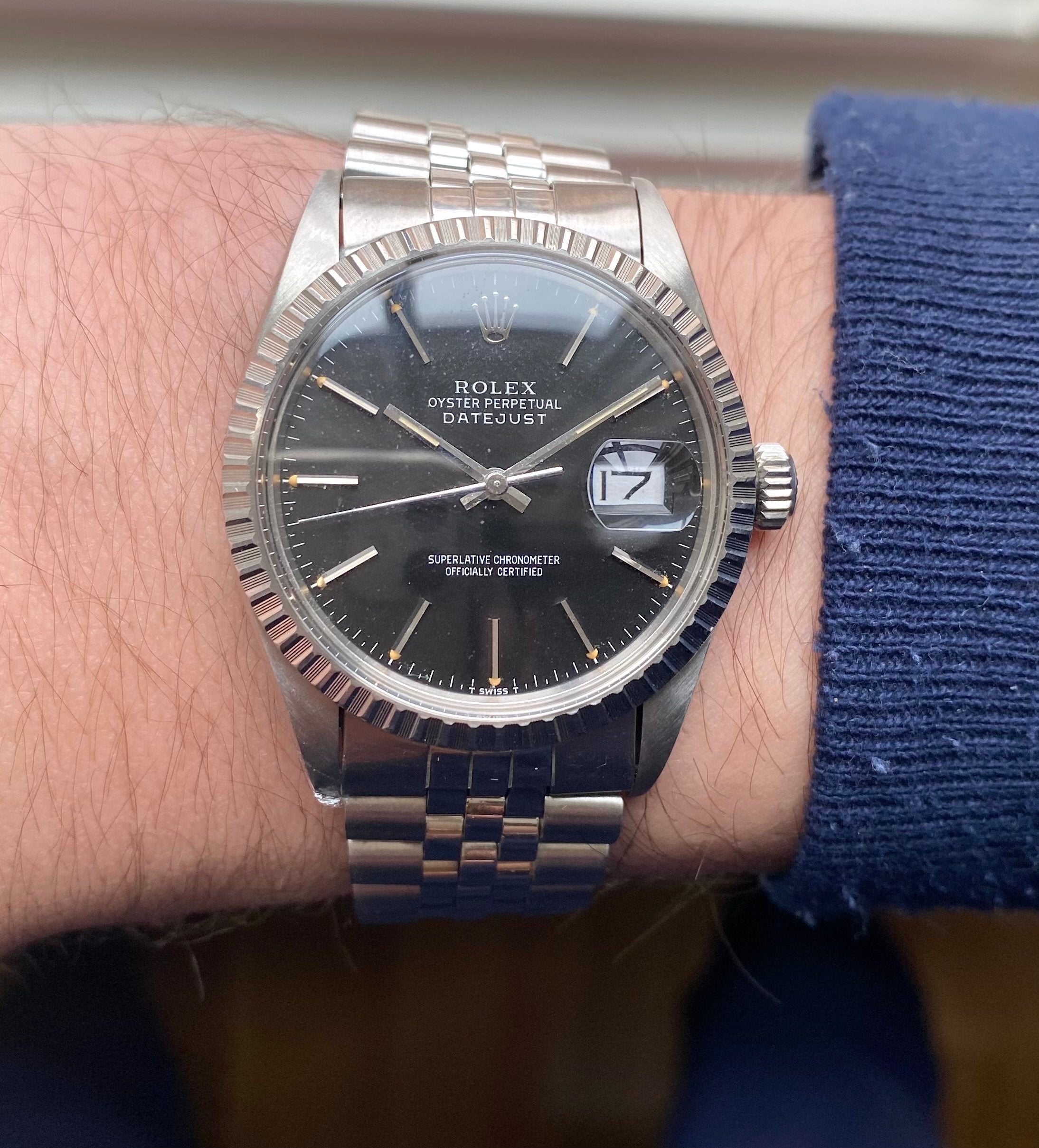 Rolex Datejust ref. 16030 — Black Dial