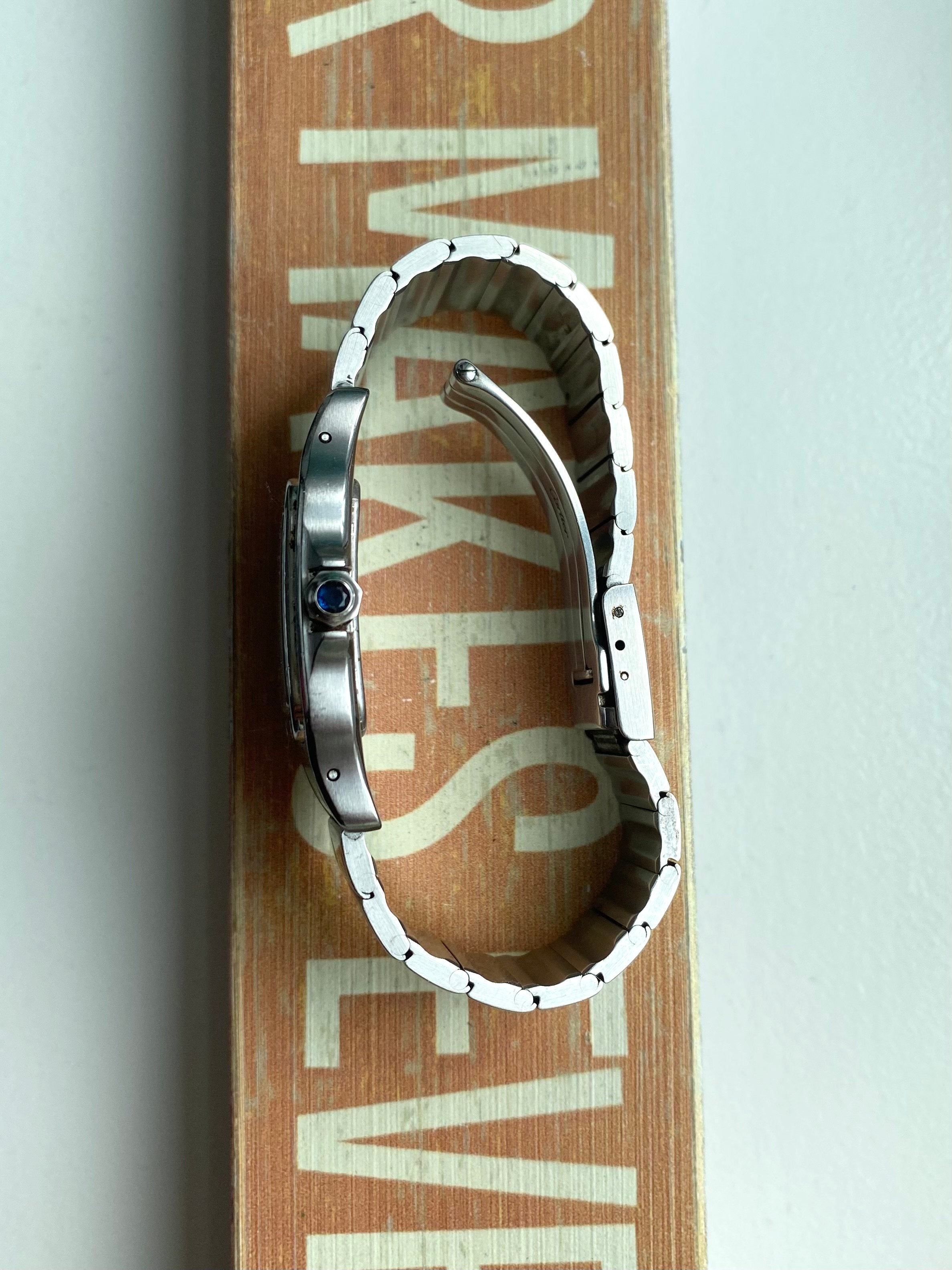 Cartier Santos Galbee - Cream Roman.