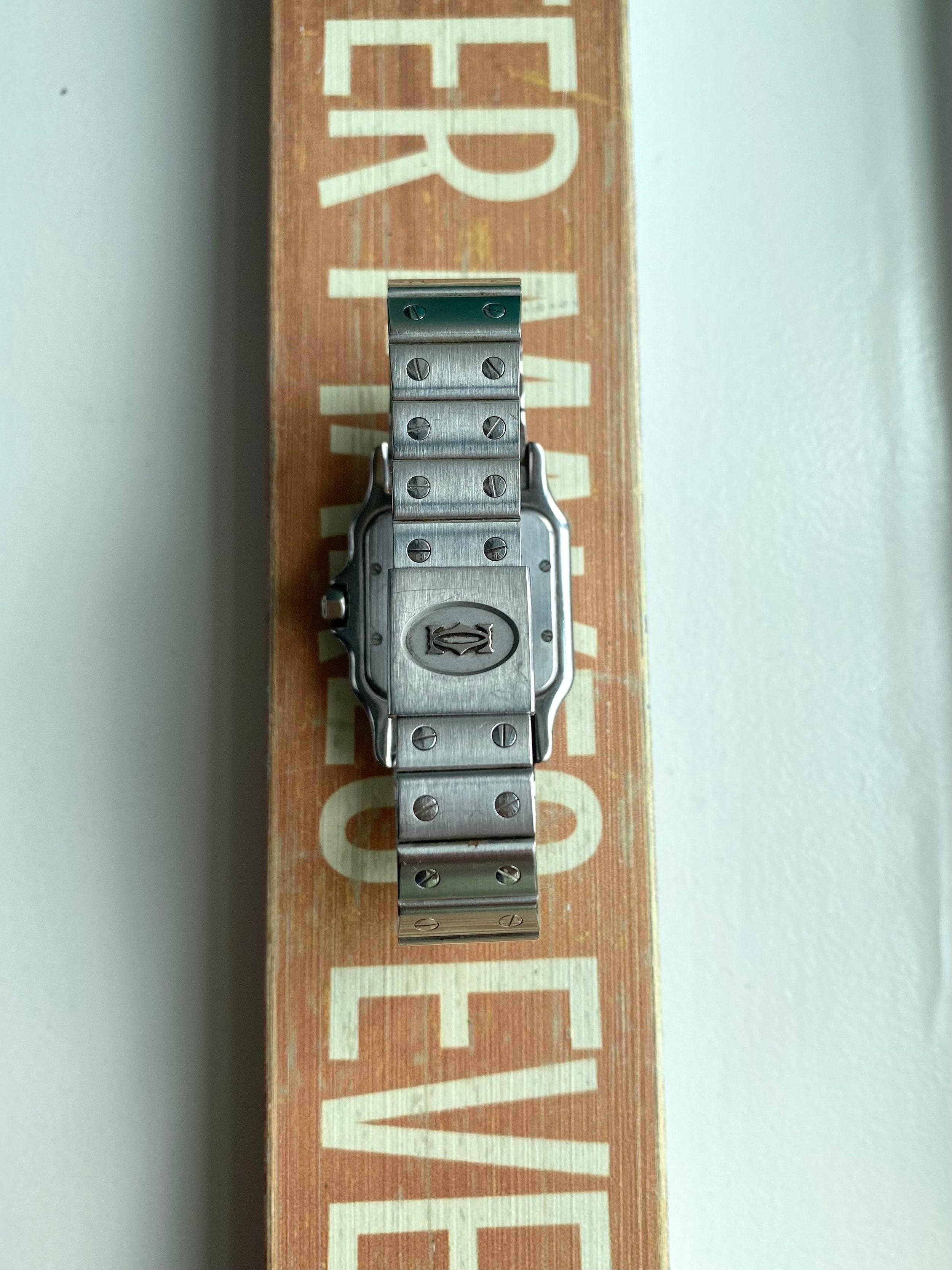 Cartier Santos Galbee - Cream Roman.