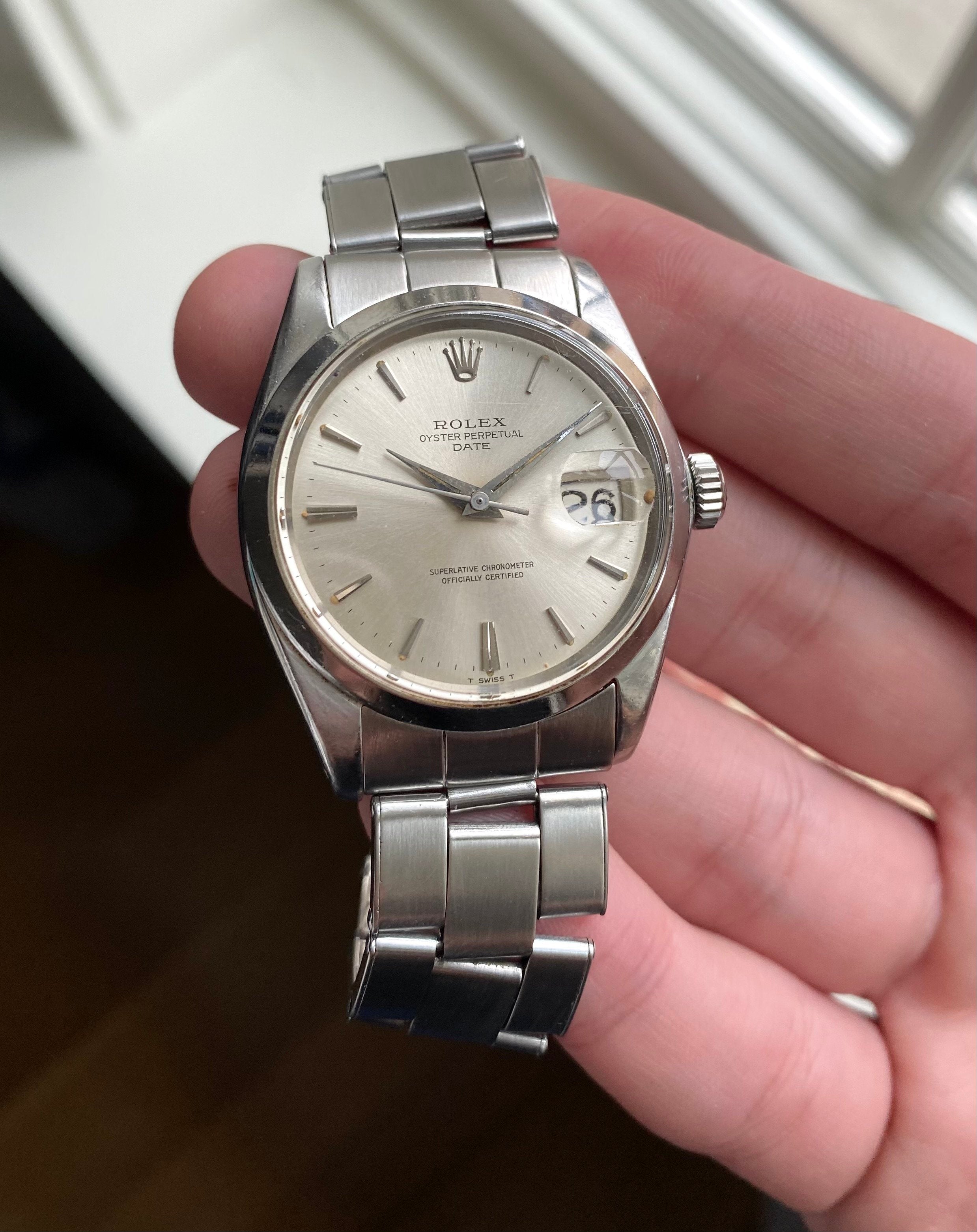 Rolex Oyster Perpetual ref. 1500 — Dauphine Hands
