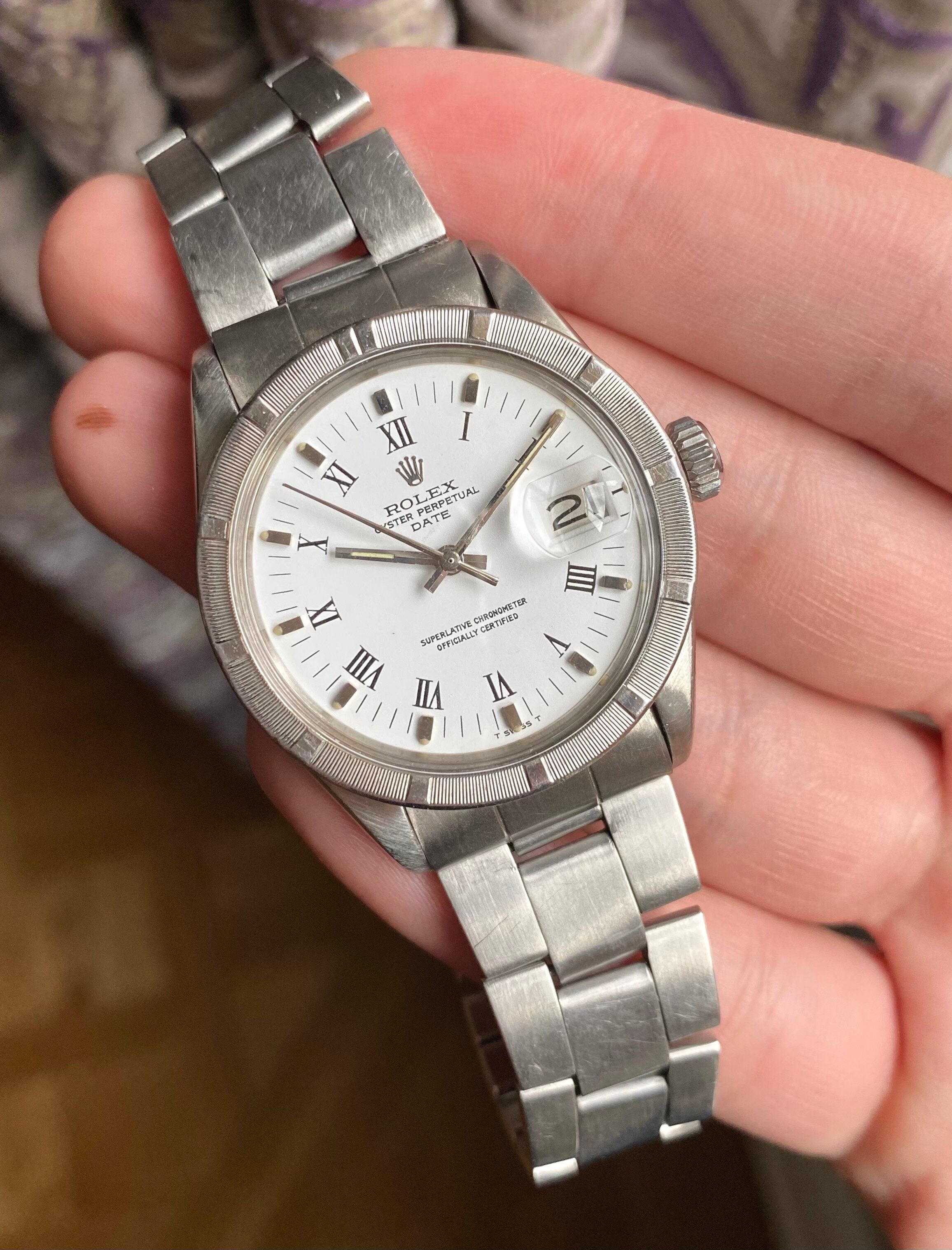 Rolex Oyster Perpetual Date ref. 1501 — "Buckley" Dial