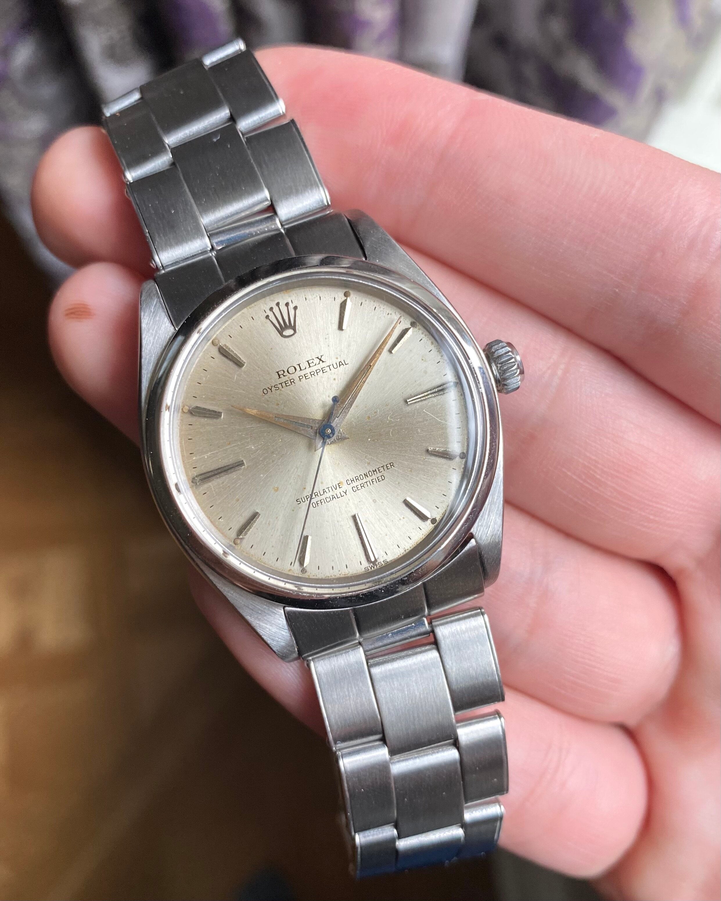 Rolex Oyster Perpetual ref. 1002 — Dauphine Hands