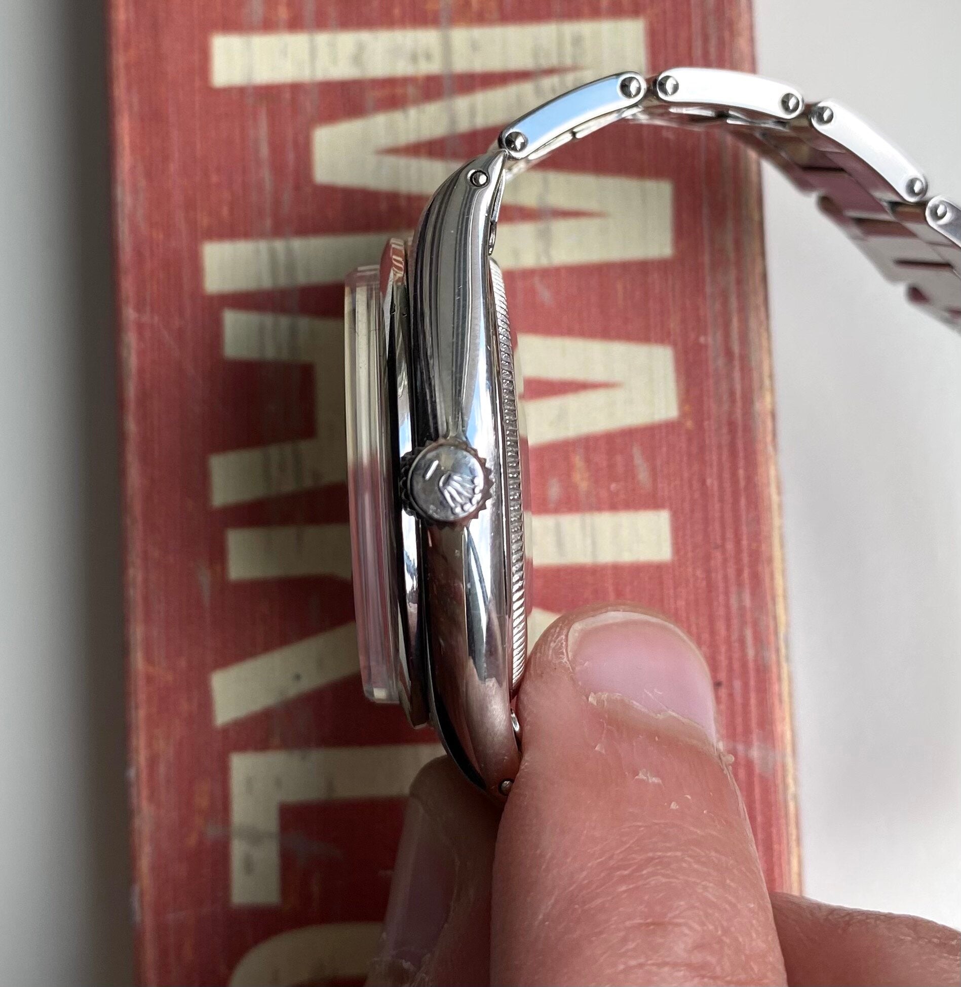 Rolex Oyster Perpetual ref. 1002 — Dauphine Hands