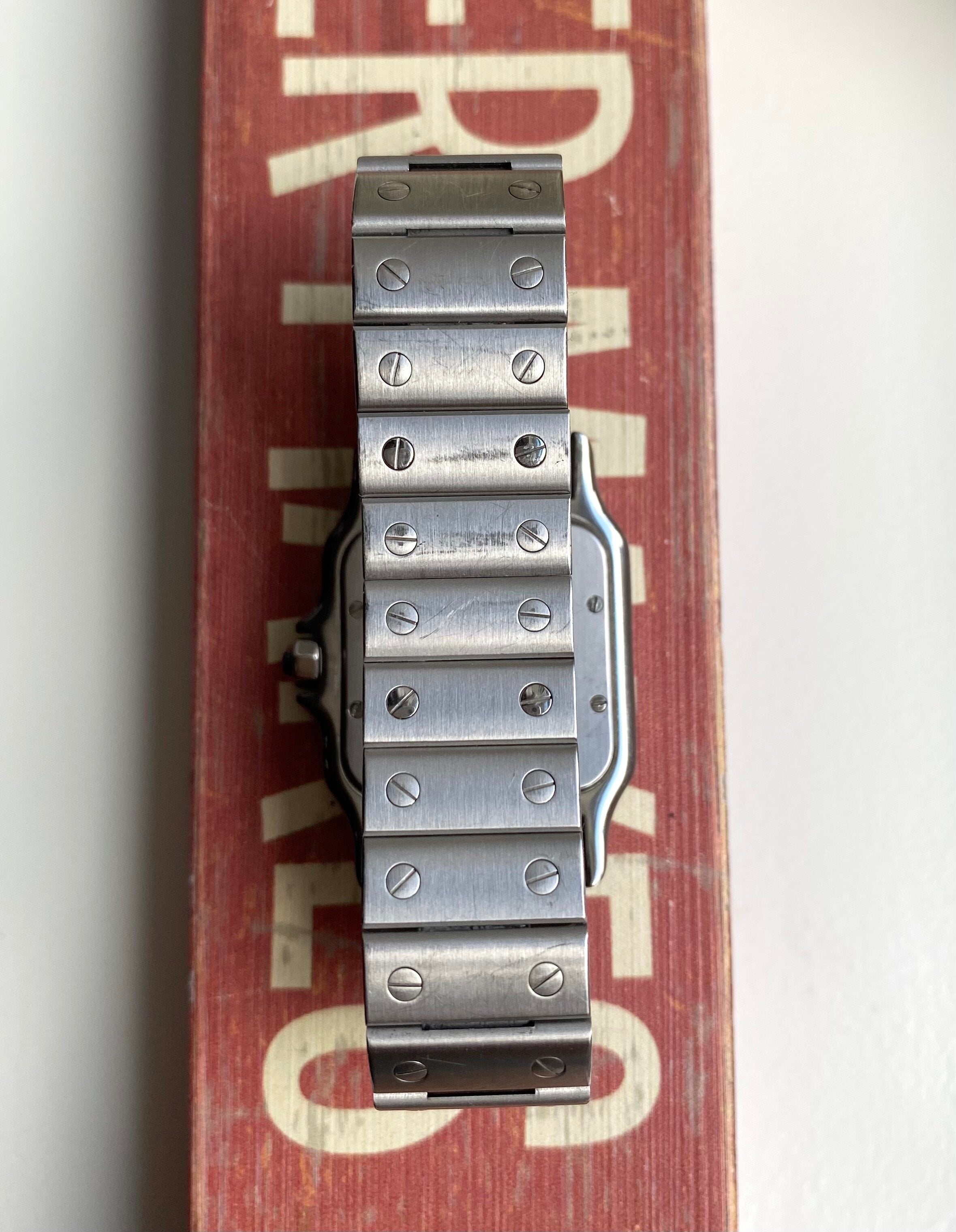 Cartier Santos Galbée — Blue Roman Numeral Dial