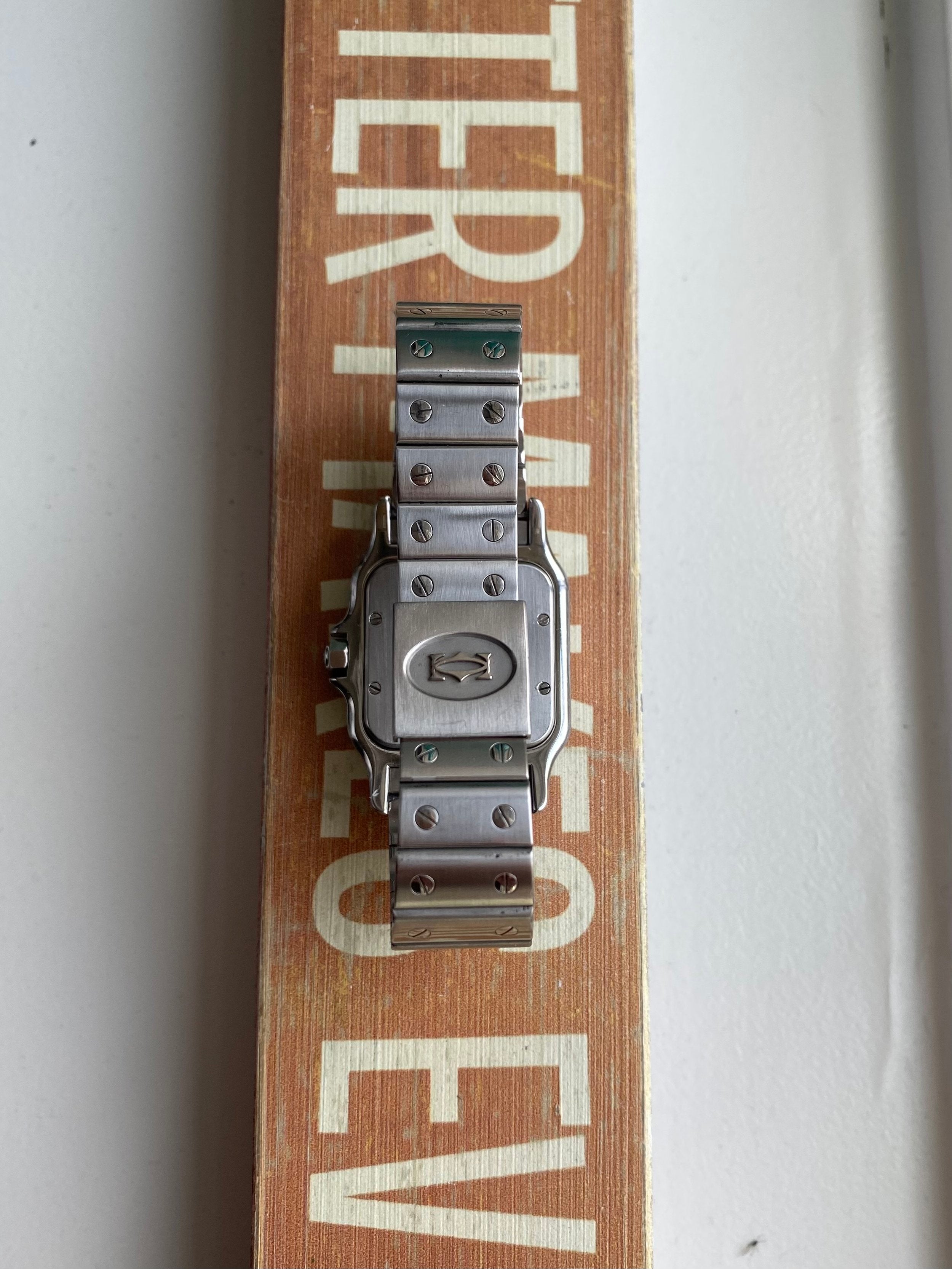 Cartier Santos 1564 - White Roman.