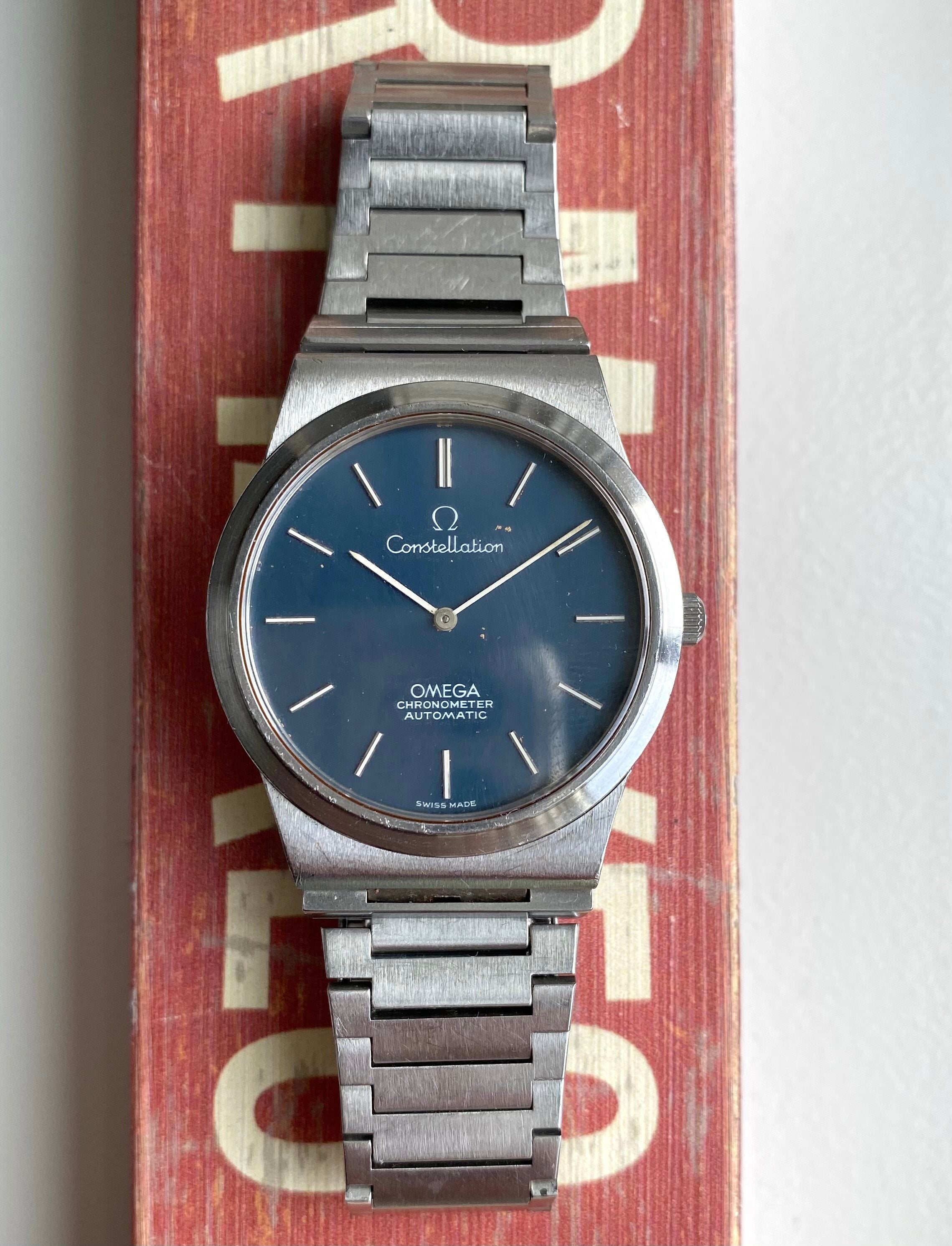 Omega Constellation — Blue Dial