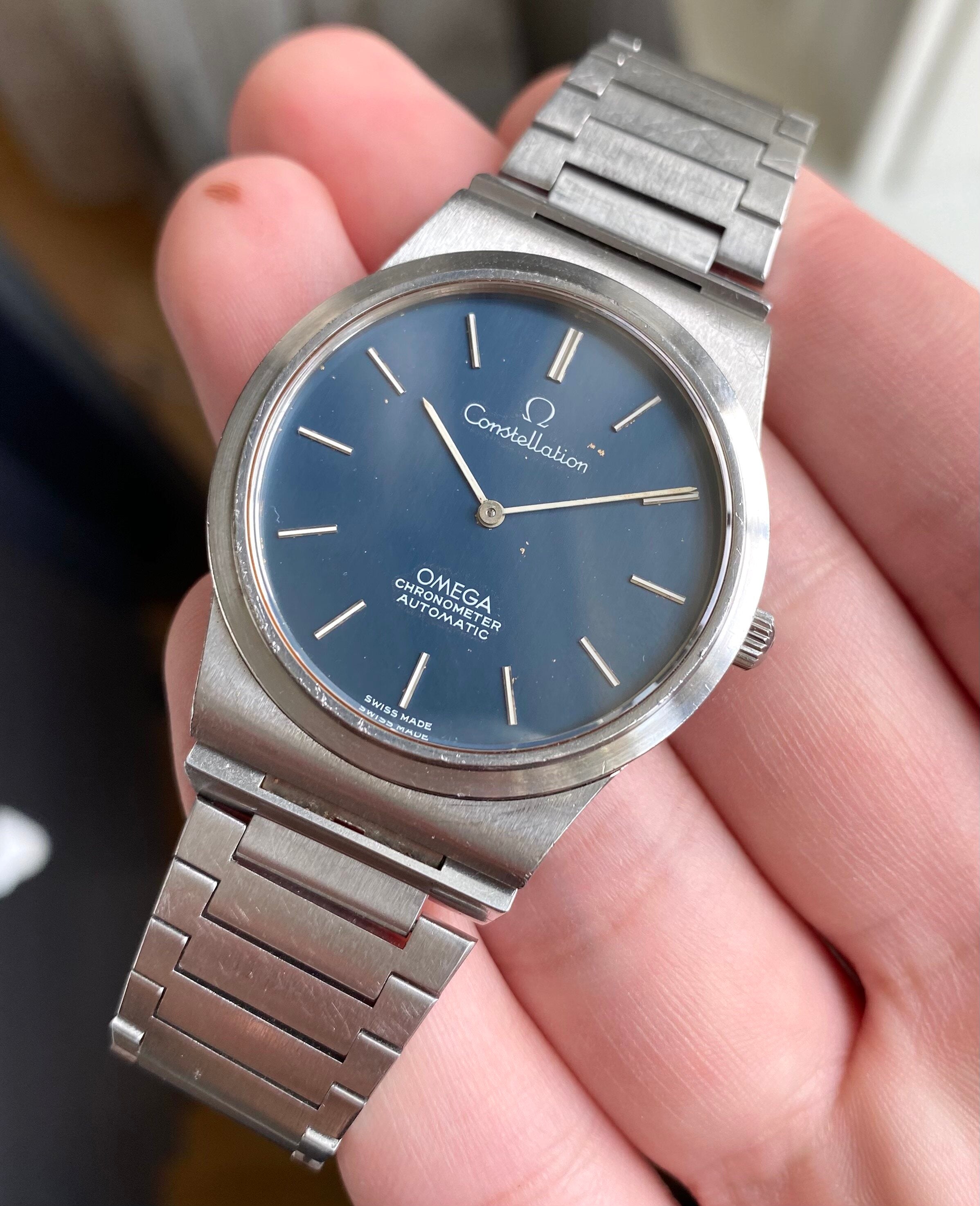 Omega Constellation — Blue Dial