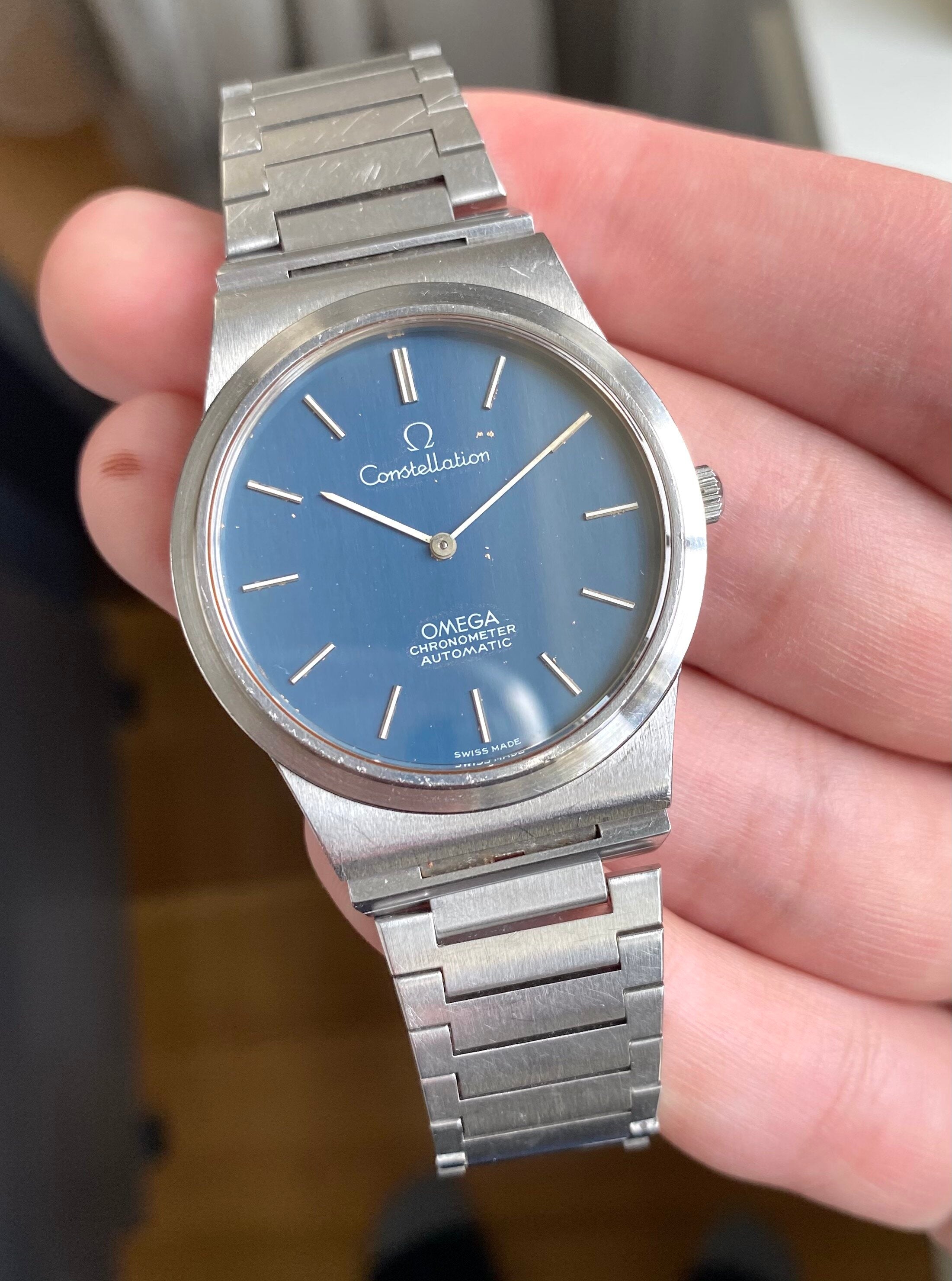 Omega Constellation — Blue Dial