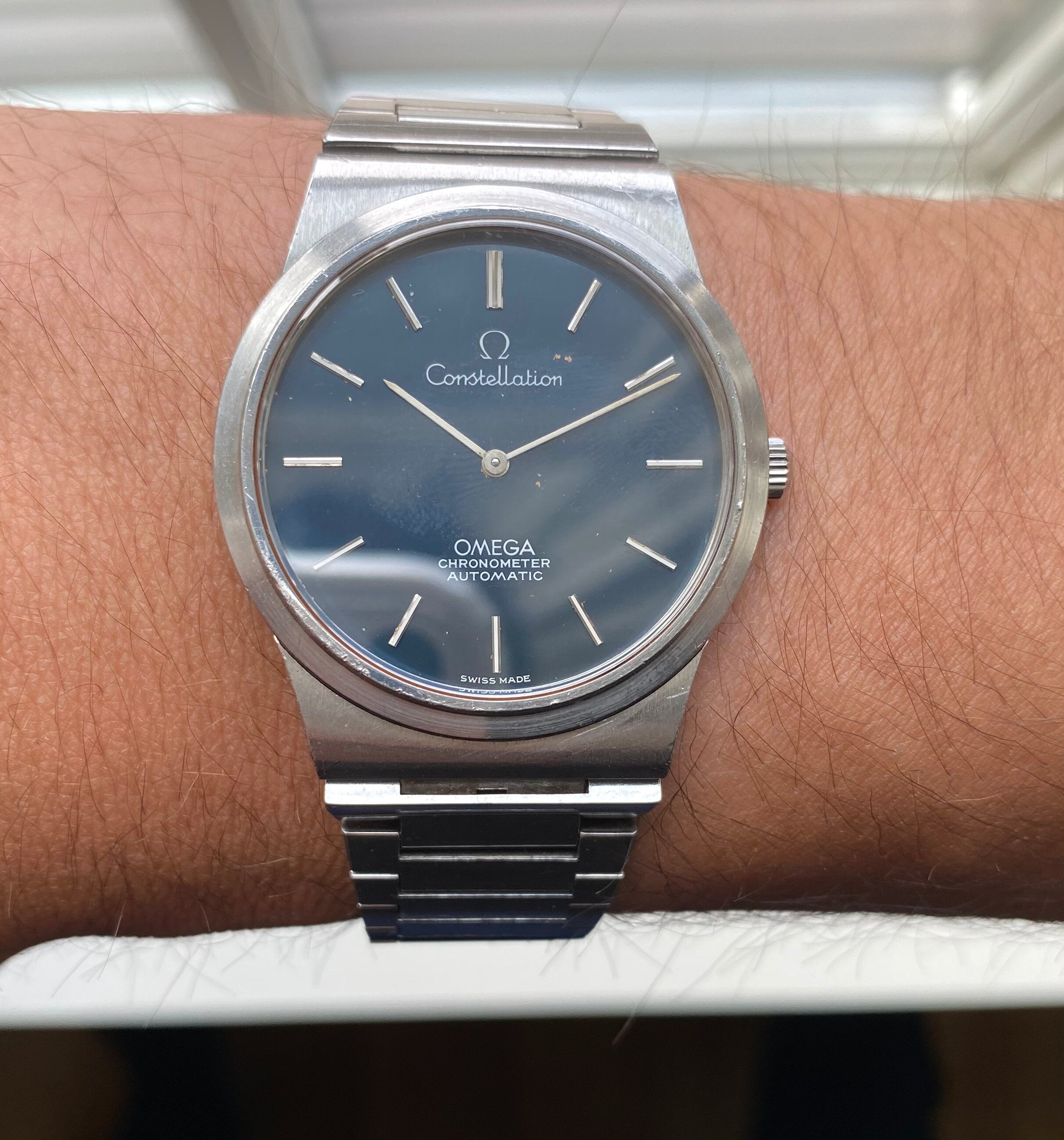 Omega Constellation — Blue Dial