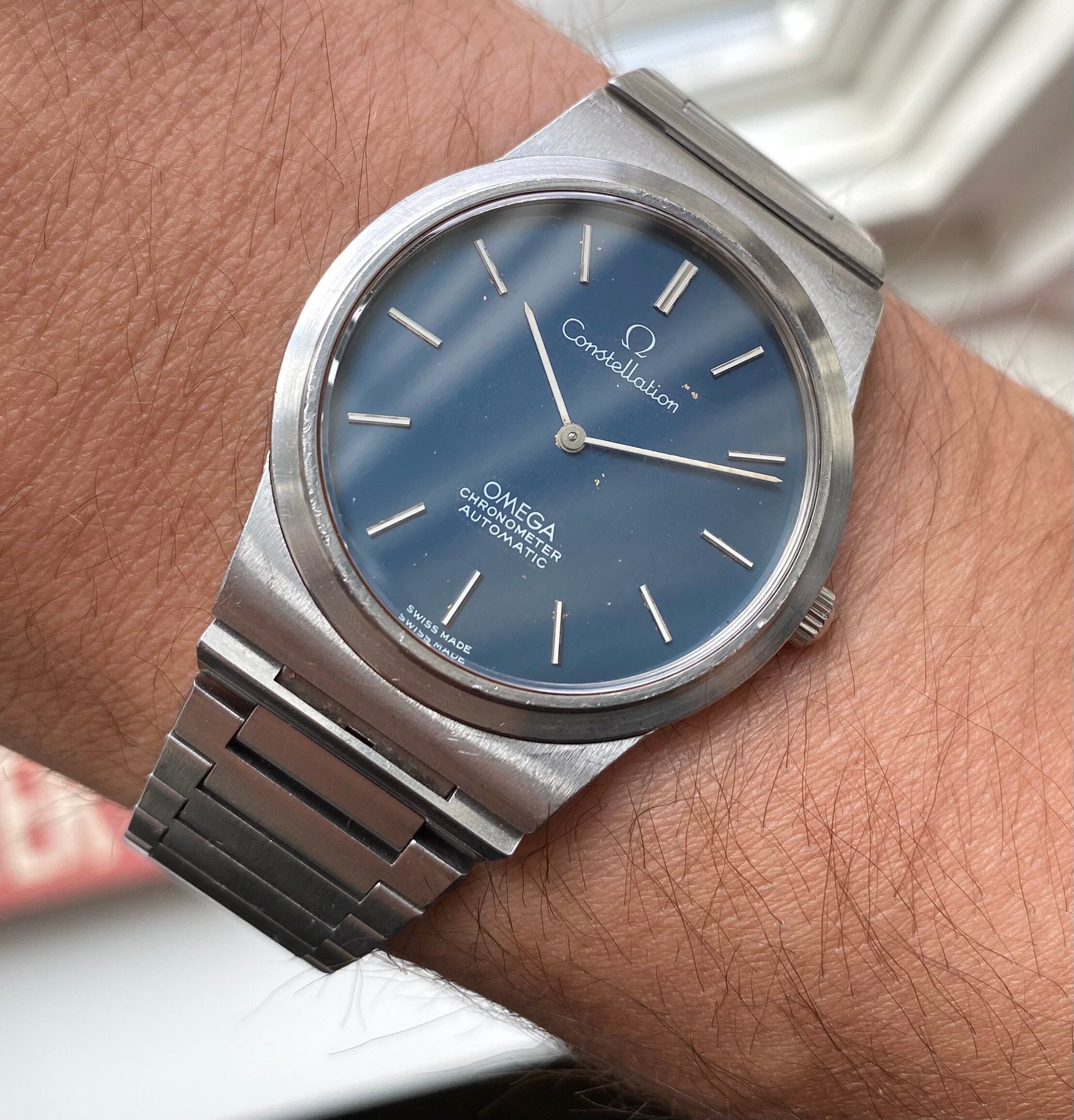 Omega Constellation — Blue Dial