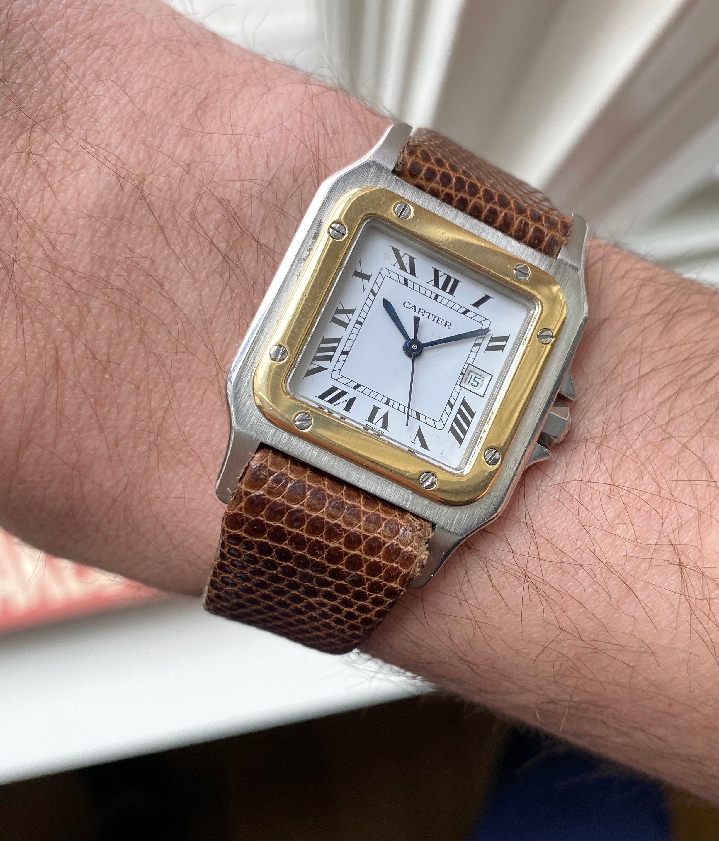 Cartier Santos — Two-tone (Serviced)