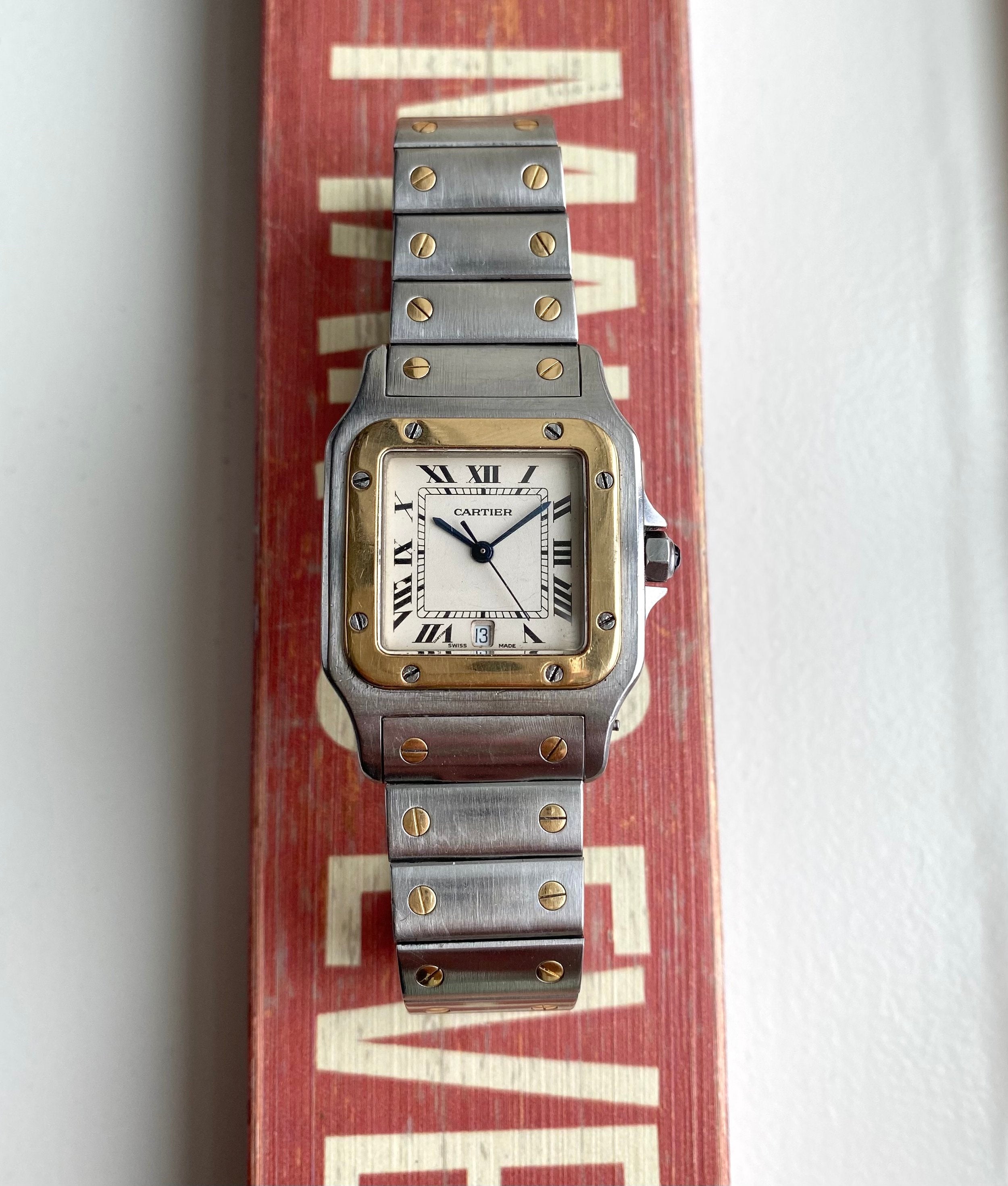 Cartier Santos ref. 1564 — White Roman Numeral Dial