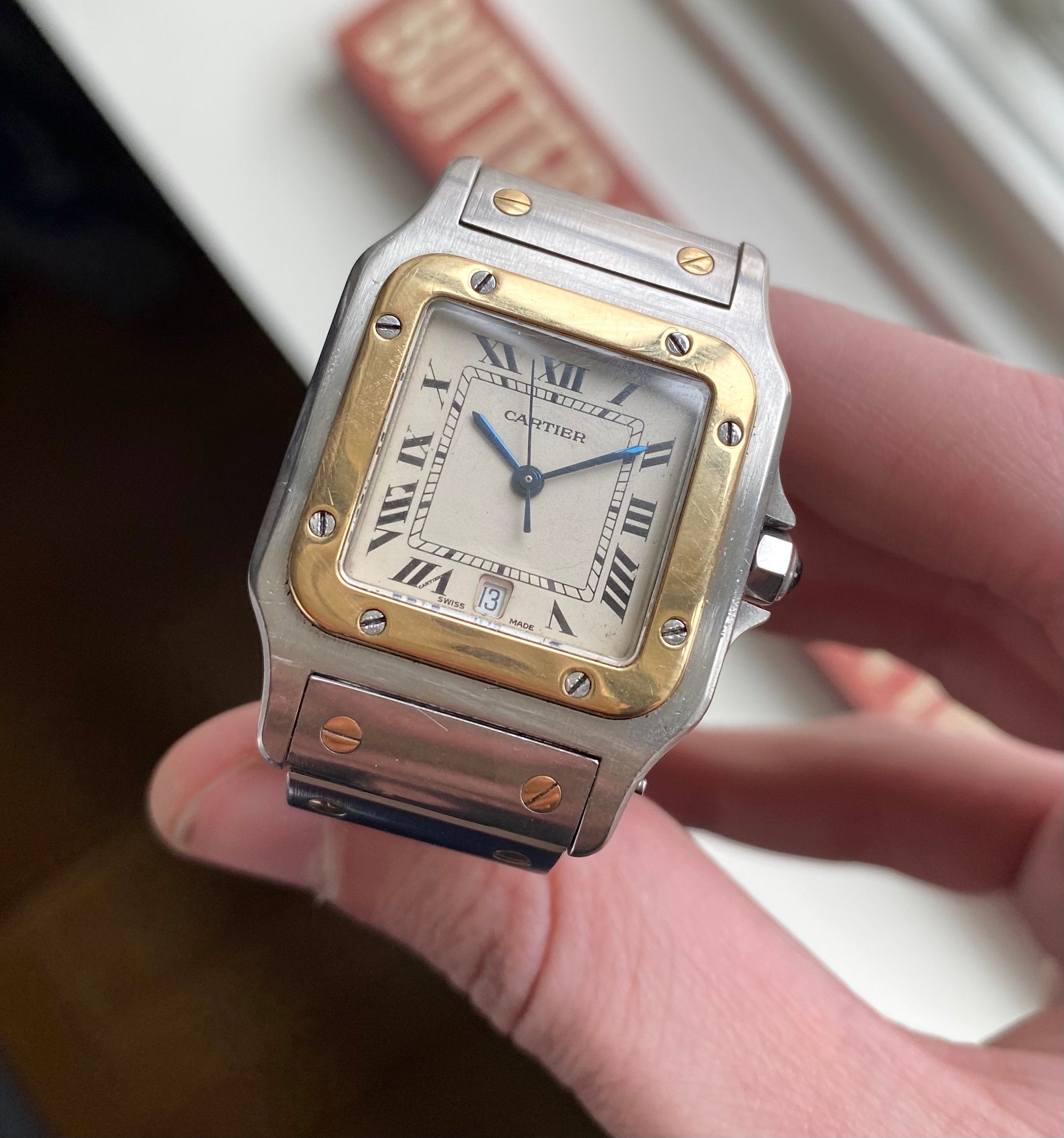 Cartier Santos ref. 1564 — White Roman Numeral Dial