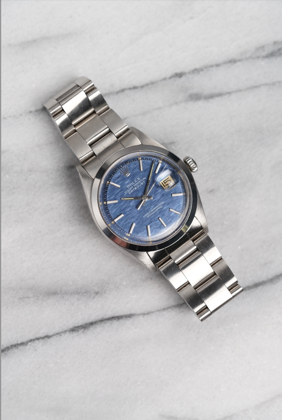Rolex Datejust 1600 – Blue Mosaic Dial