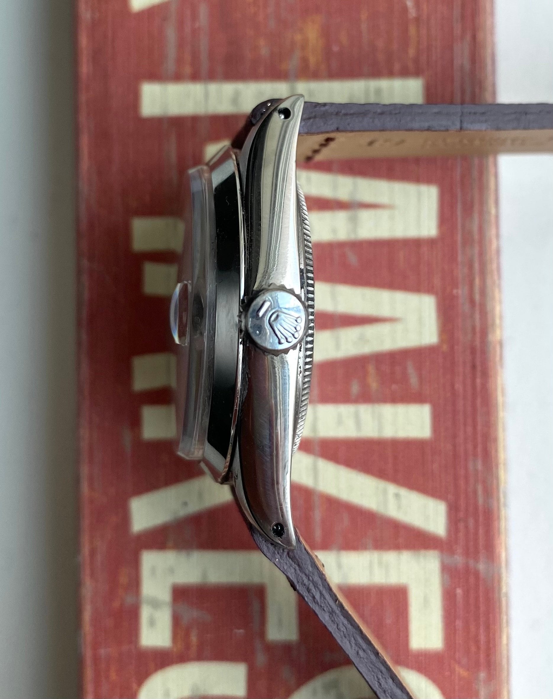 Vintage Rolex Oysterperpetual Date Automatic Ref.1500 Grey Sigma Dial Watch