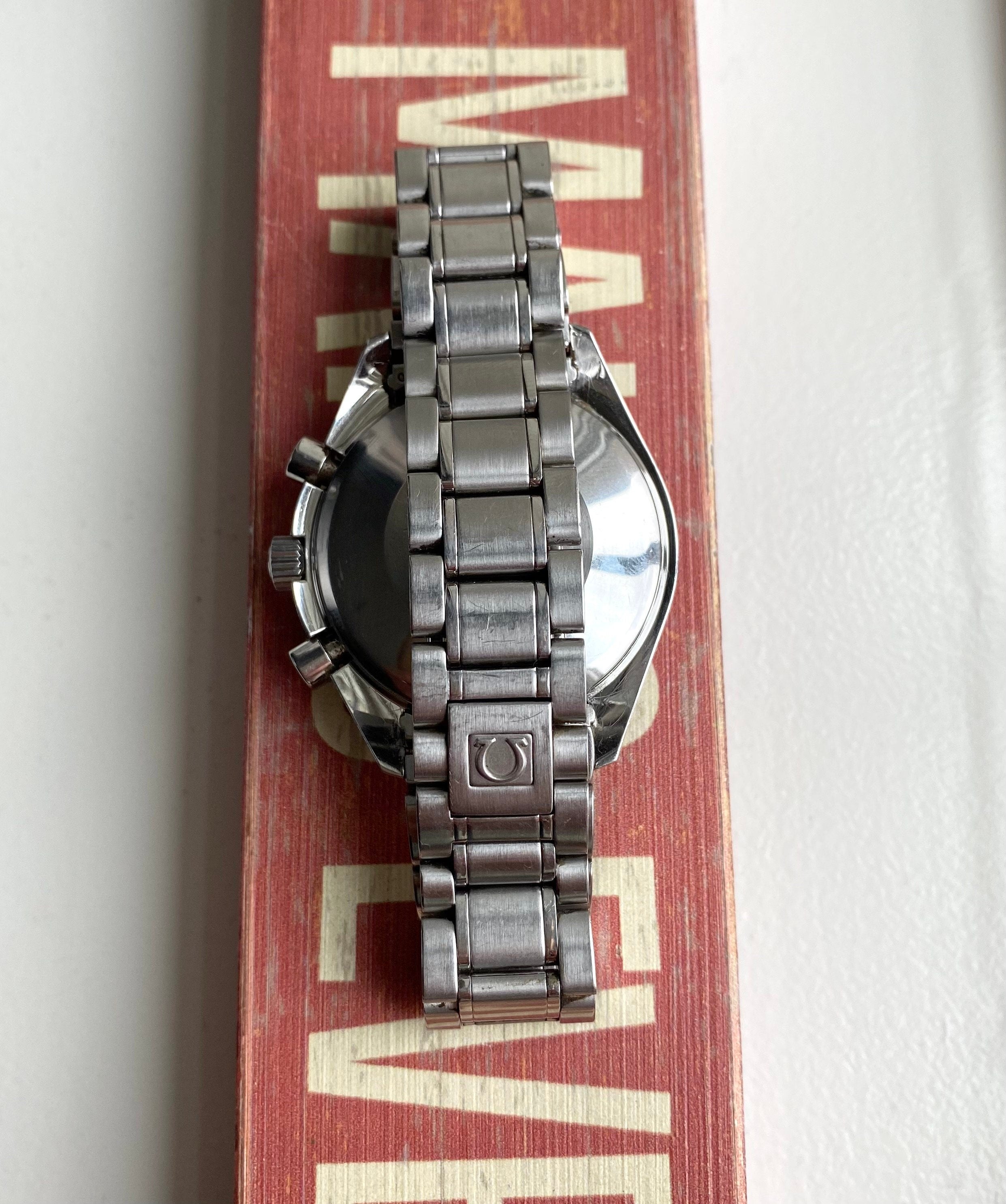 Omega Speedmaster Ref 3513.50 Quickset Date Automatic Chronograph Black Dial 39mm Watch