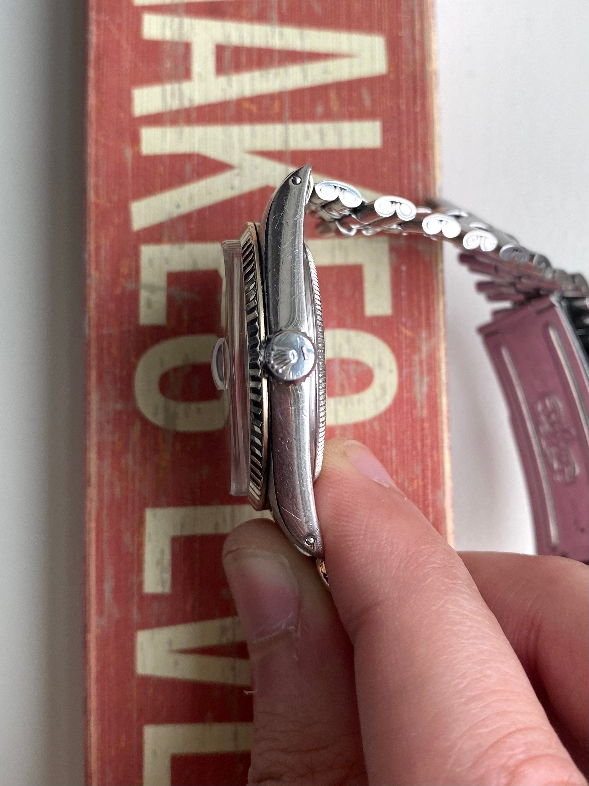 Vintage Rolex Datejust Ref 1601 70s Automatic "Ghost" Dial 36mm w/ Papers Watch